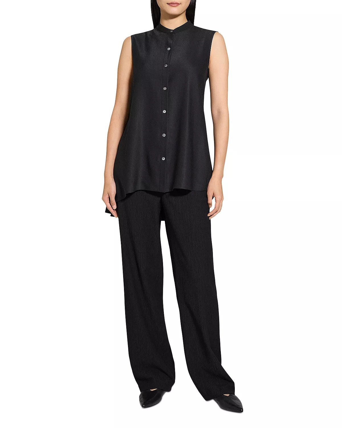 Asymmetric Tunic Shirt - 2