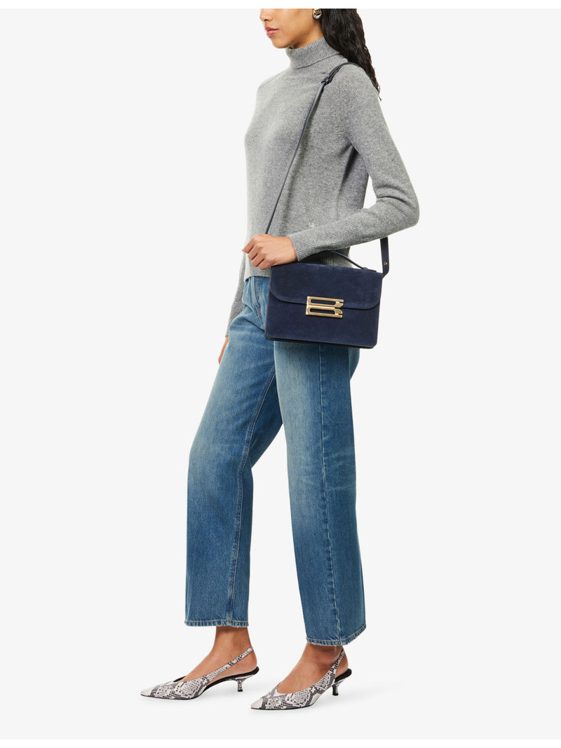 Victoria Beckham Bernie Straight-Leg Denim Jeans outlook