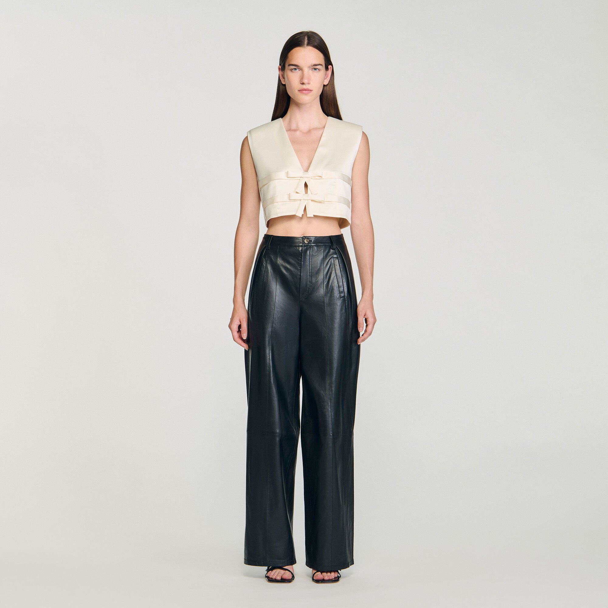 SATIN CROP TOP - 2
