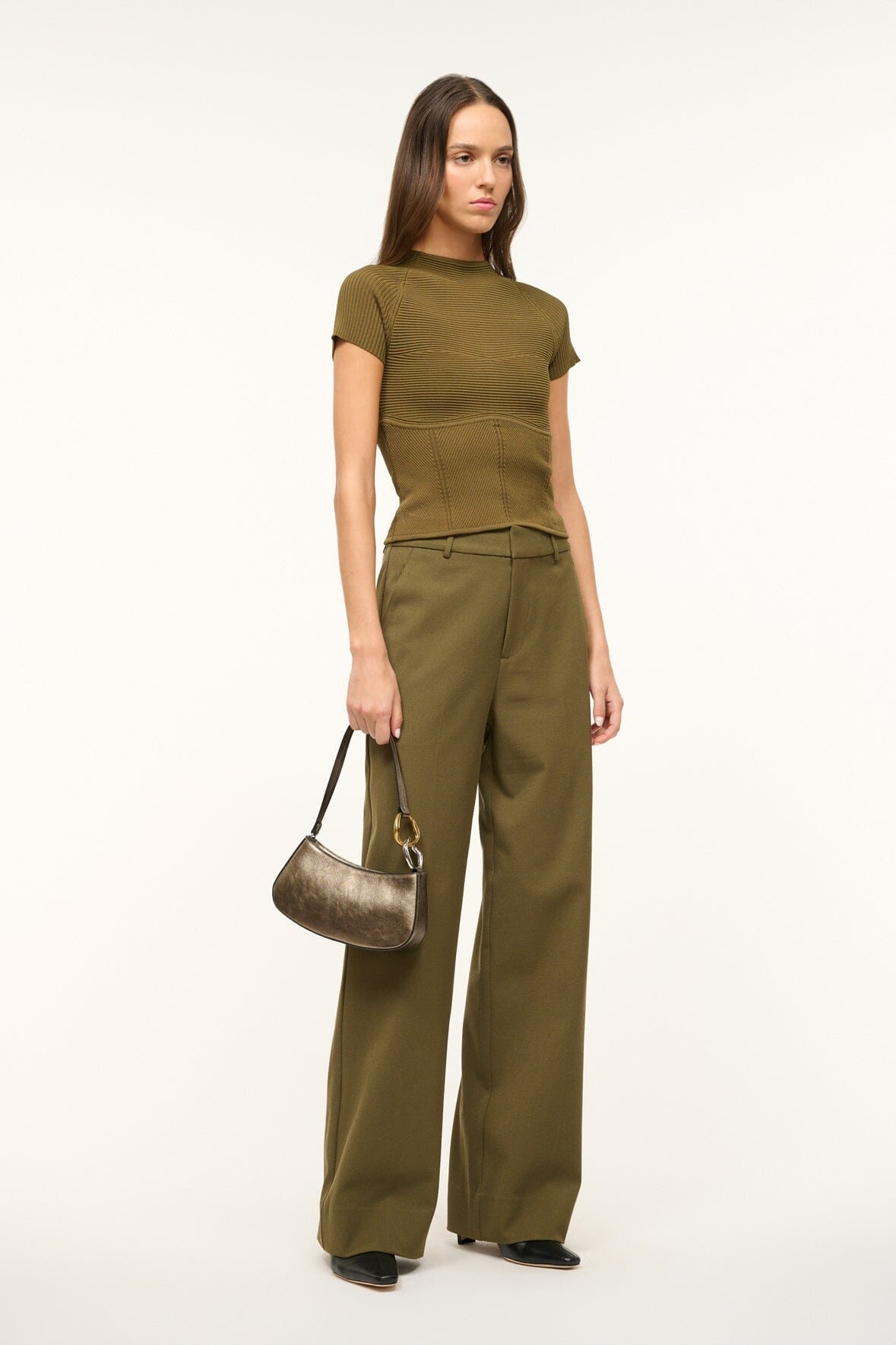 STAUD PRINCE PANT SERGEANT GREEN - 4