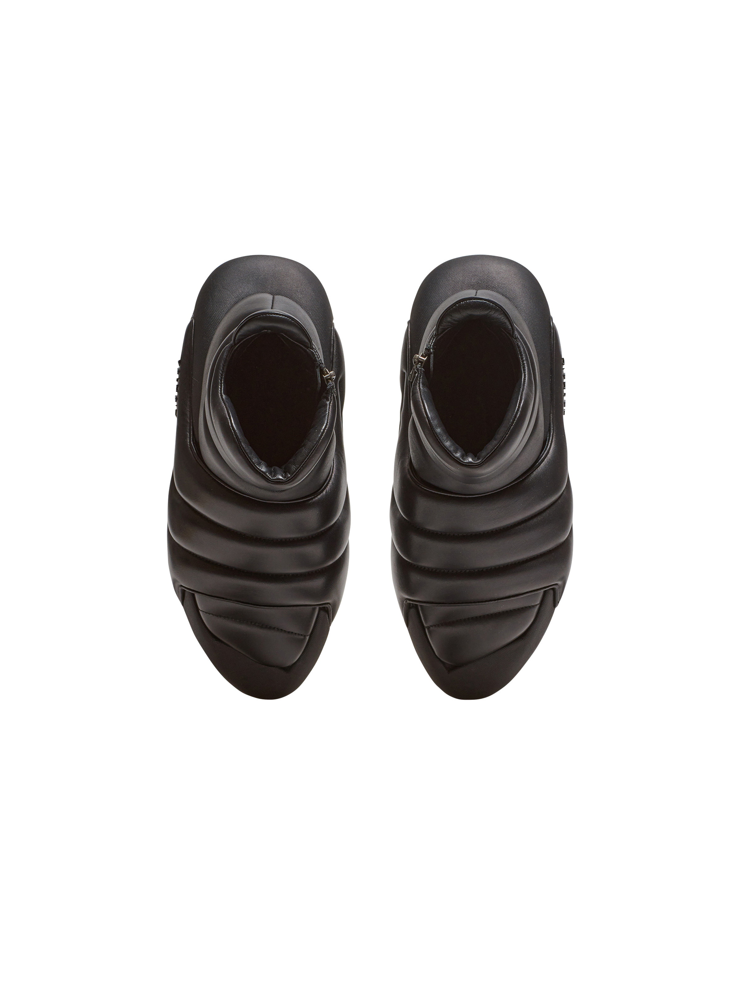 B-IT hight-top mules in quilted leather - 3