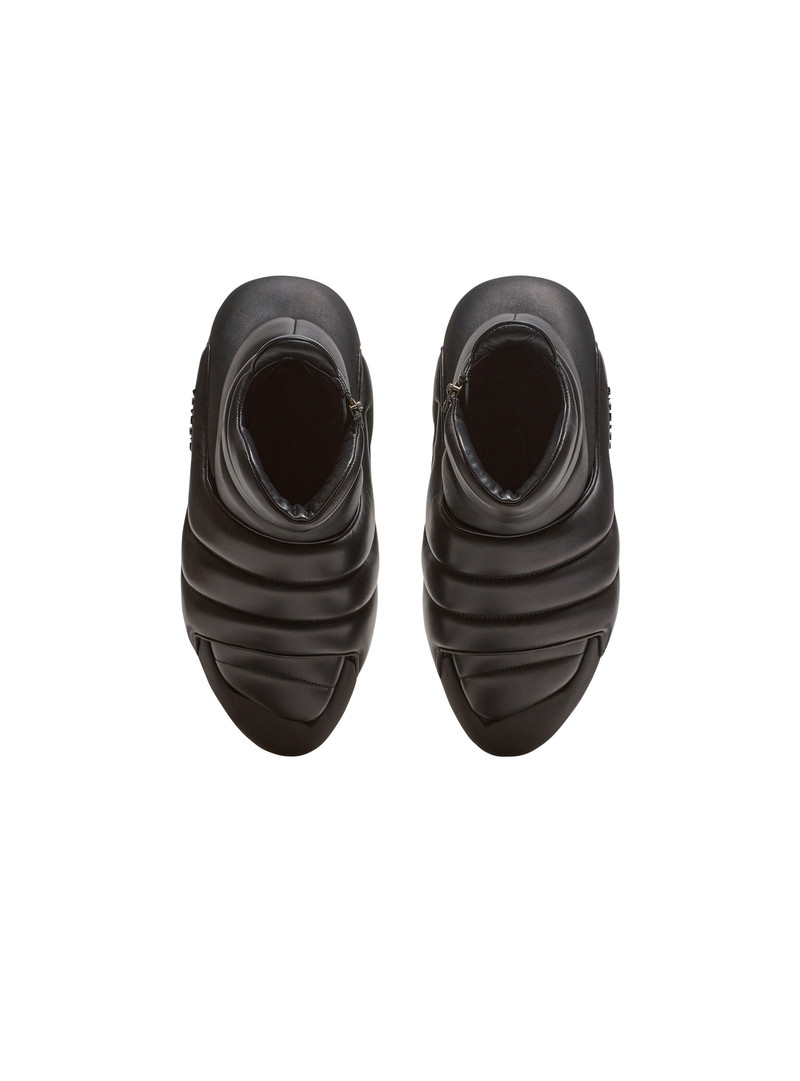 B-IT hight-top mules in quilted leather 3