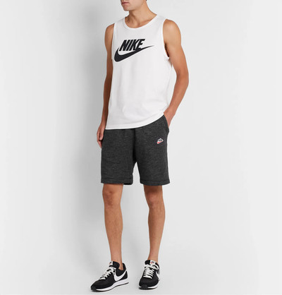 Nike Heritage Mélange Fleece-Back Cotton-Blend Jersey Shorts outlook