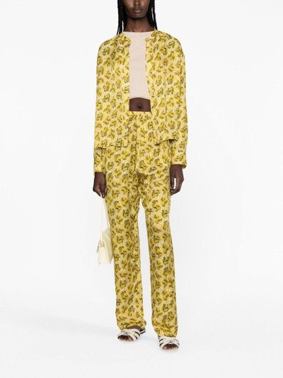Isabel Marant Piera graphic-print trousers outlook