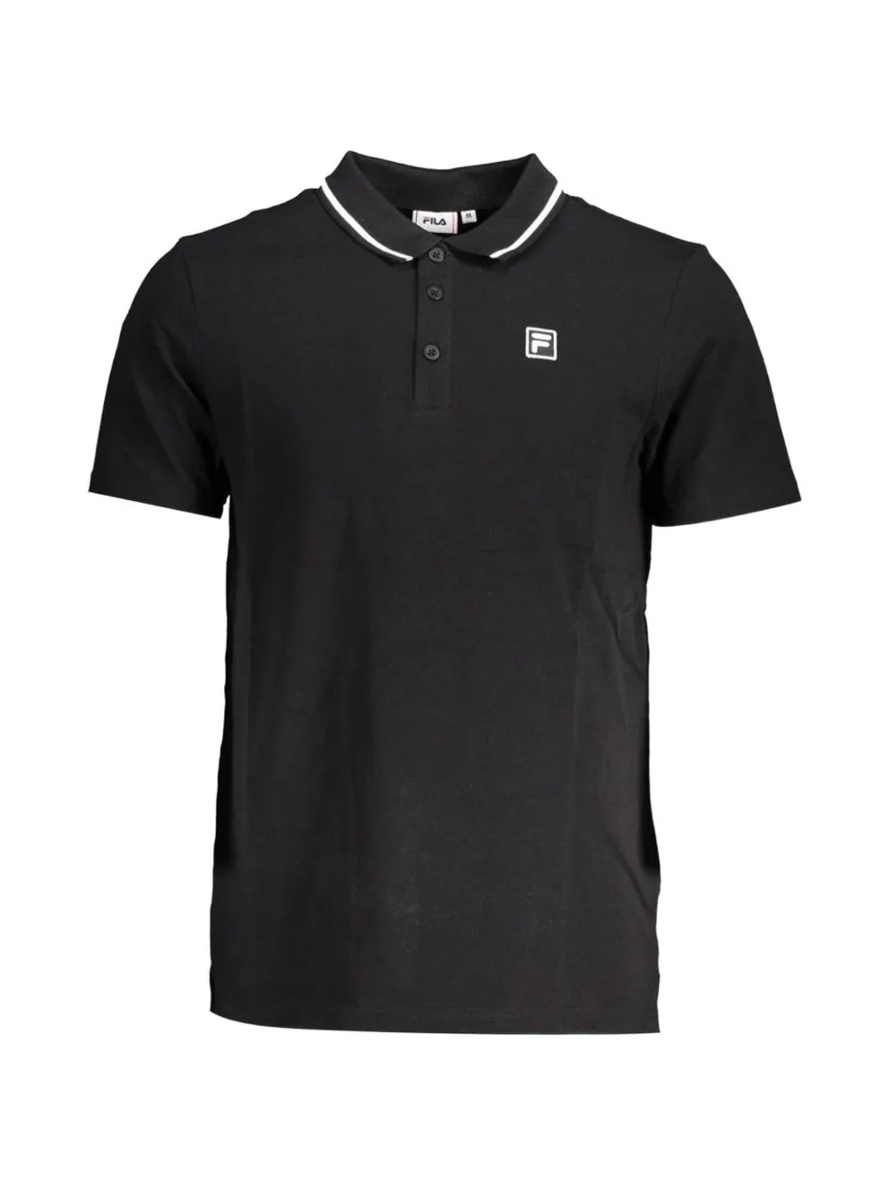 logo-patch tipped polo shirt - 1