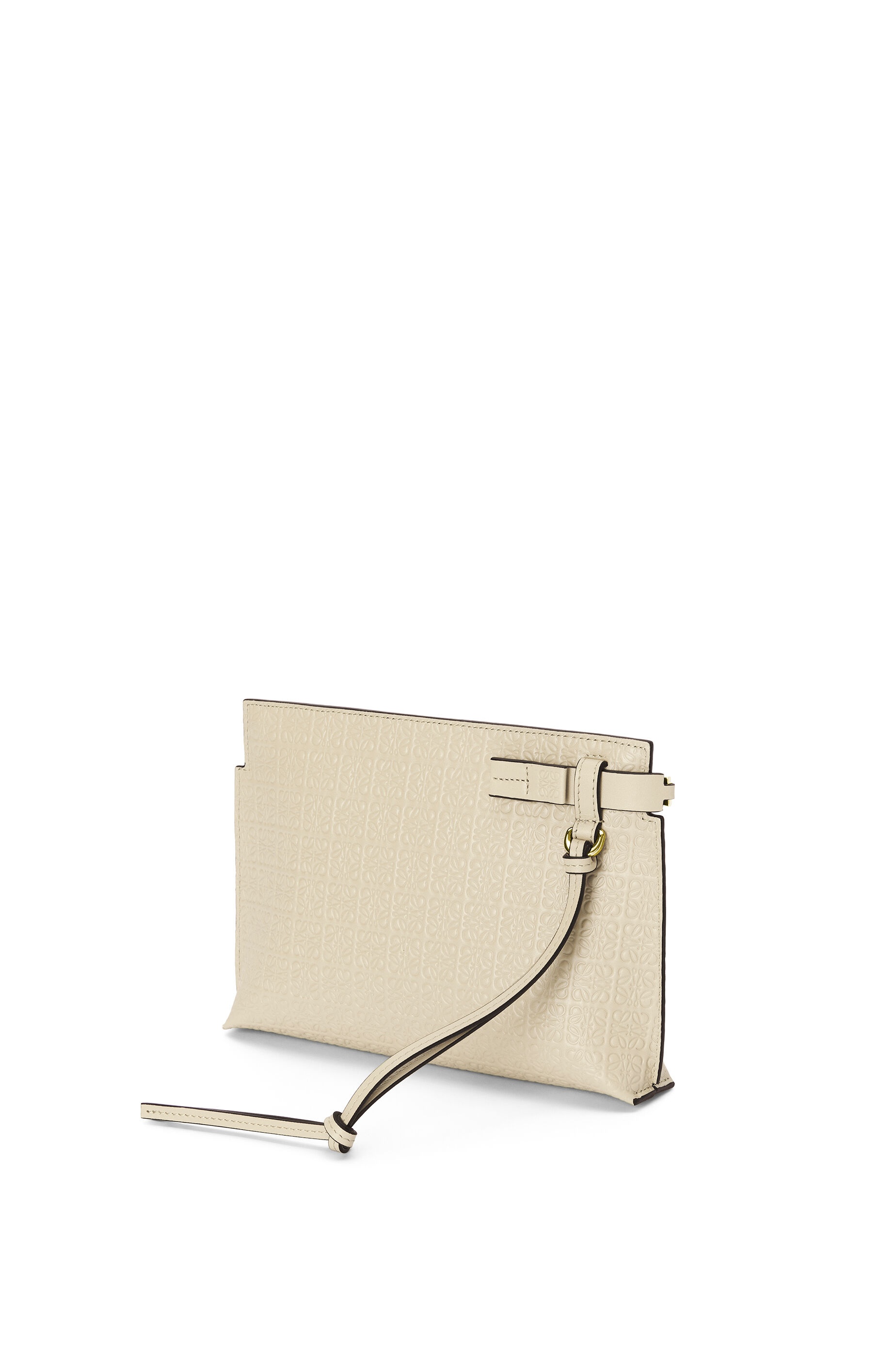 Mini Repeat T Pouch in embossed silk calfskin - 2