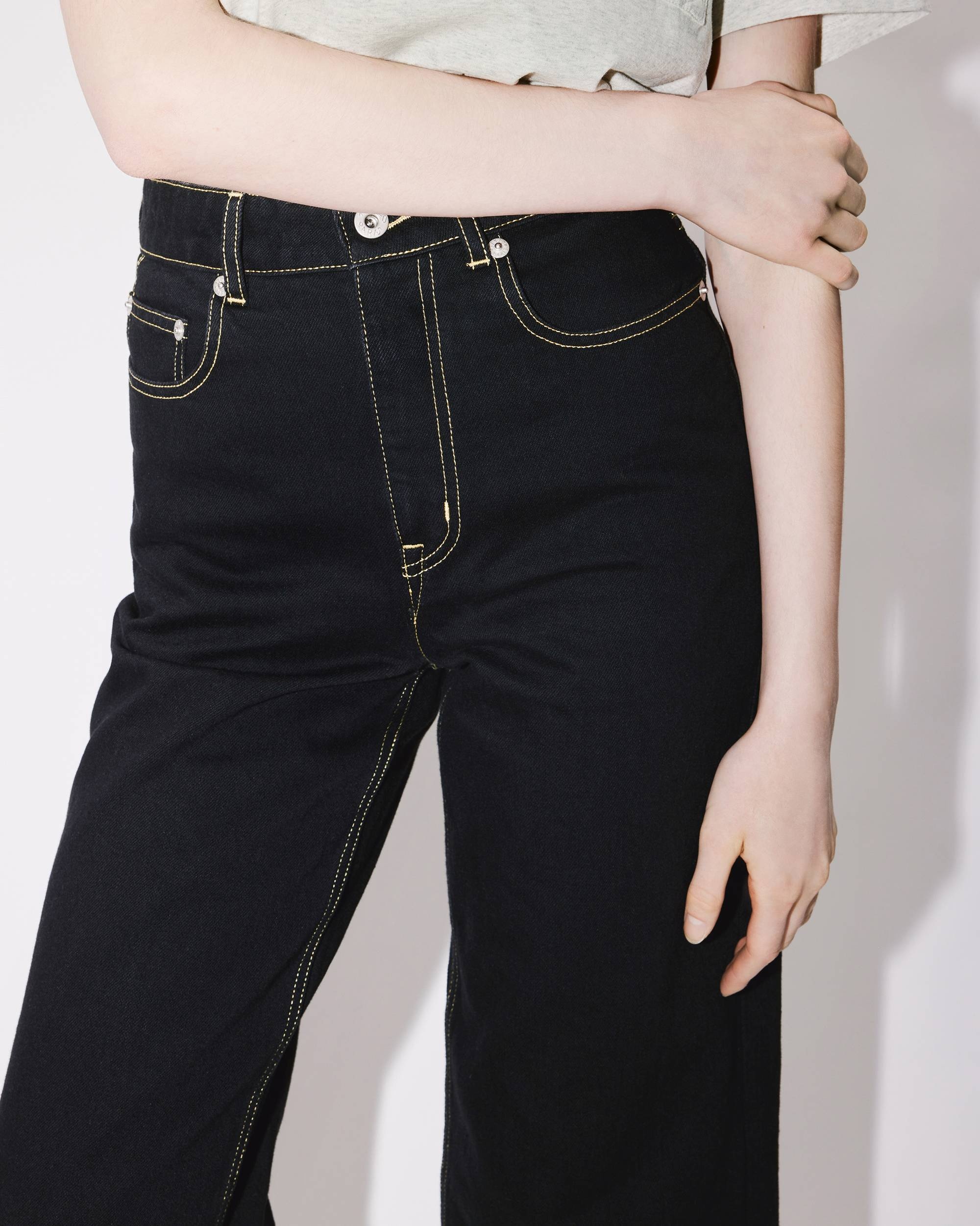 SUMIRE cropped jeans - 6