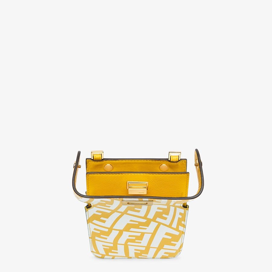 Yellow leather pouch - 3