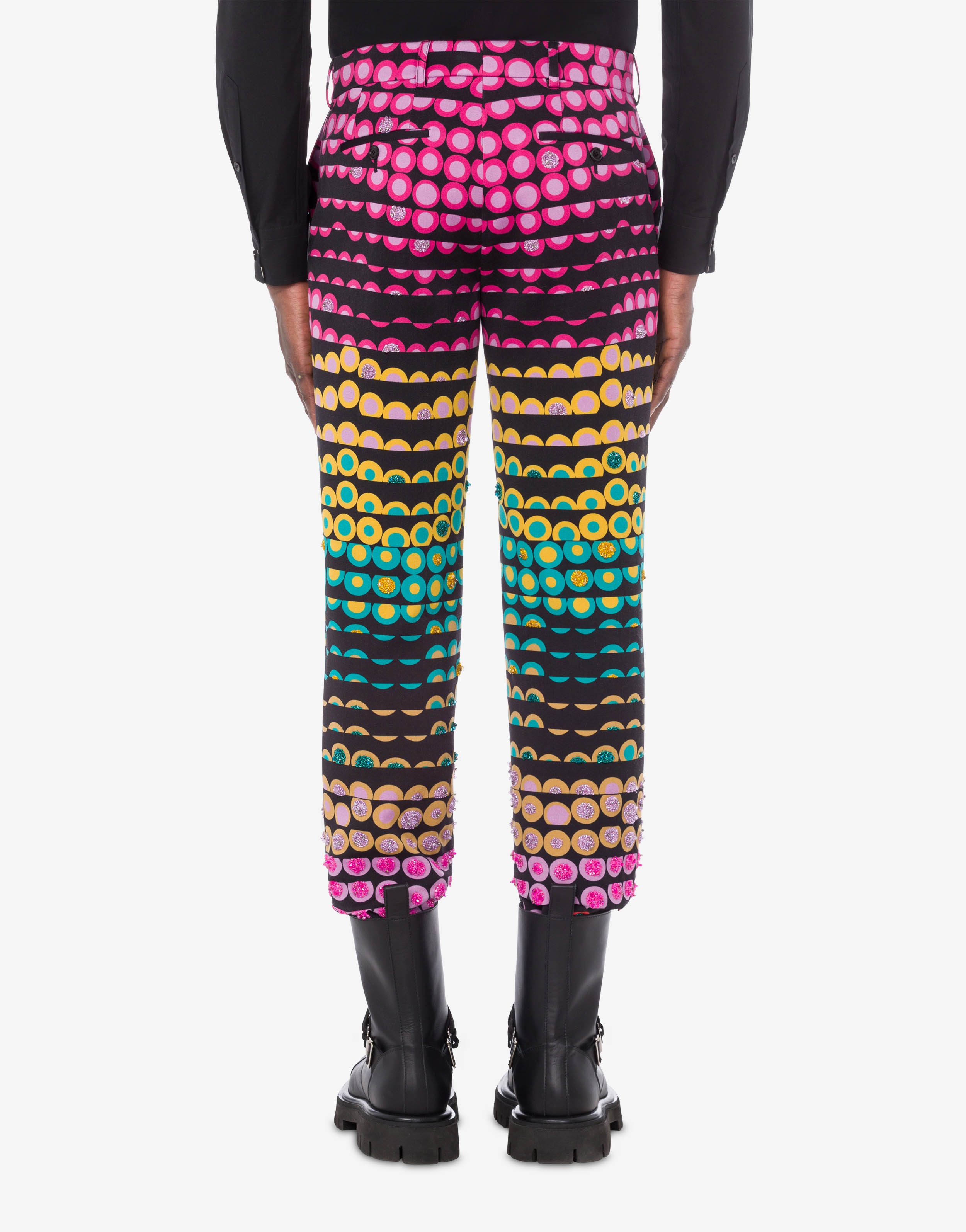 POLKA-DOT WOOL TROUSERS - 3