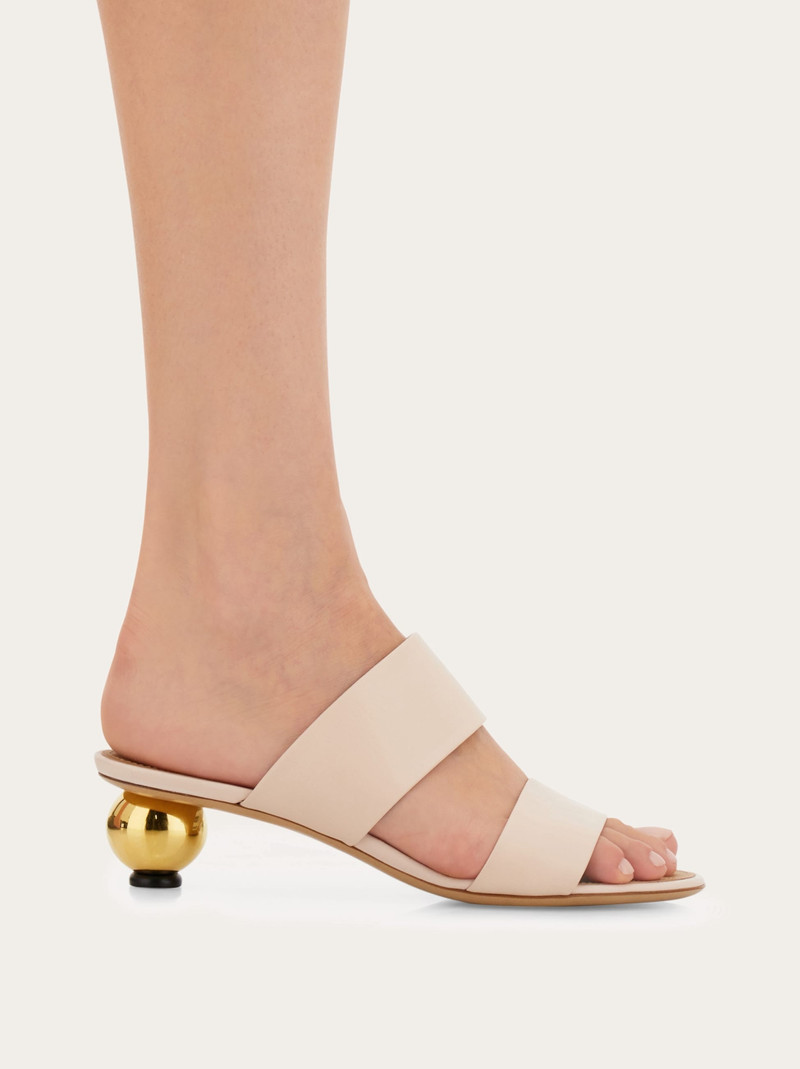 Sandal with bauble heel detail 4