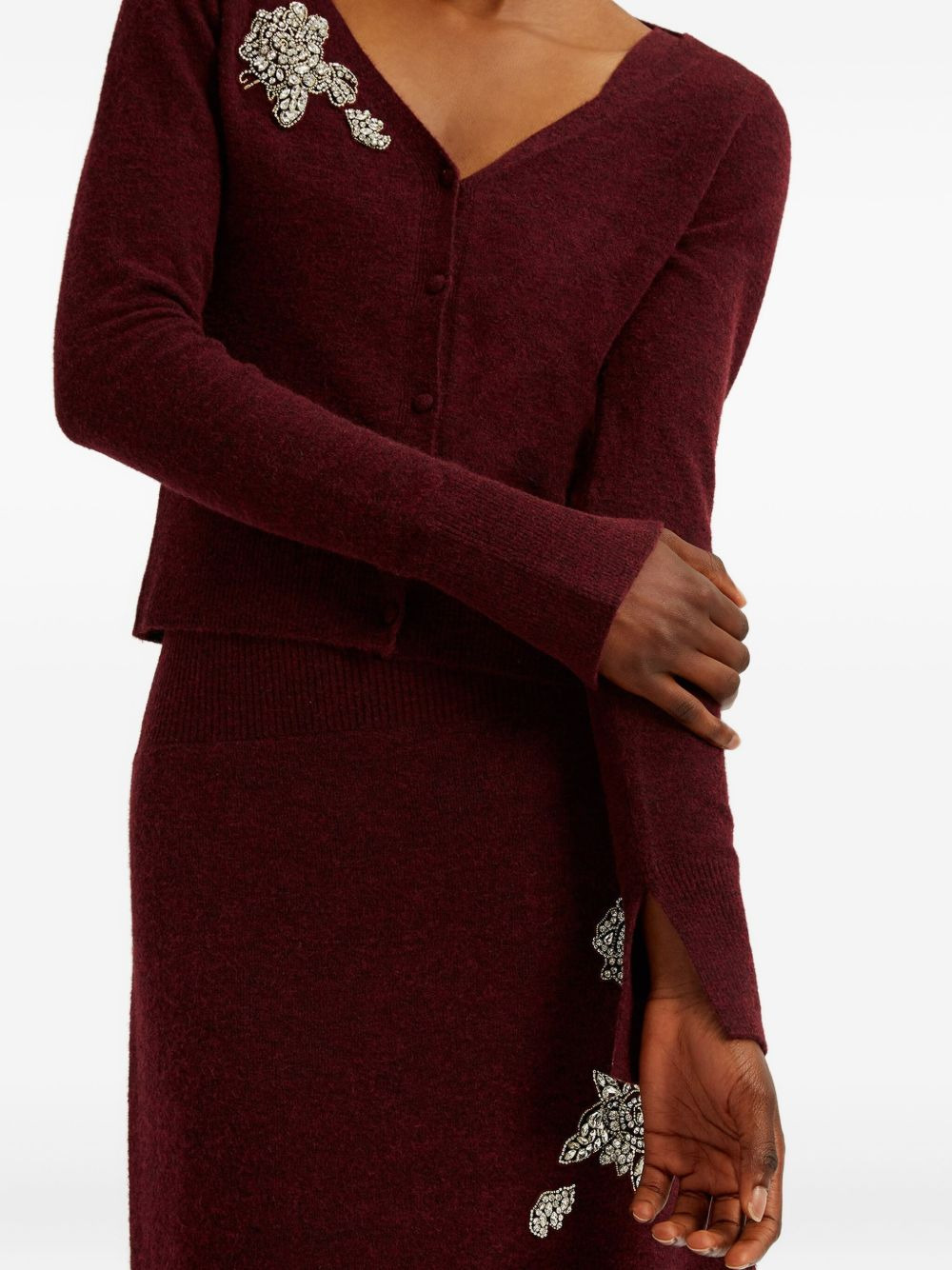 cropped cardigan - 4