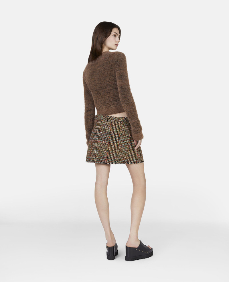 Wool Tweed Mini Skirt 3