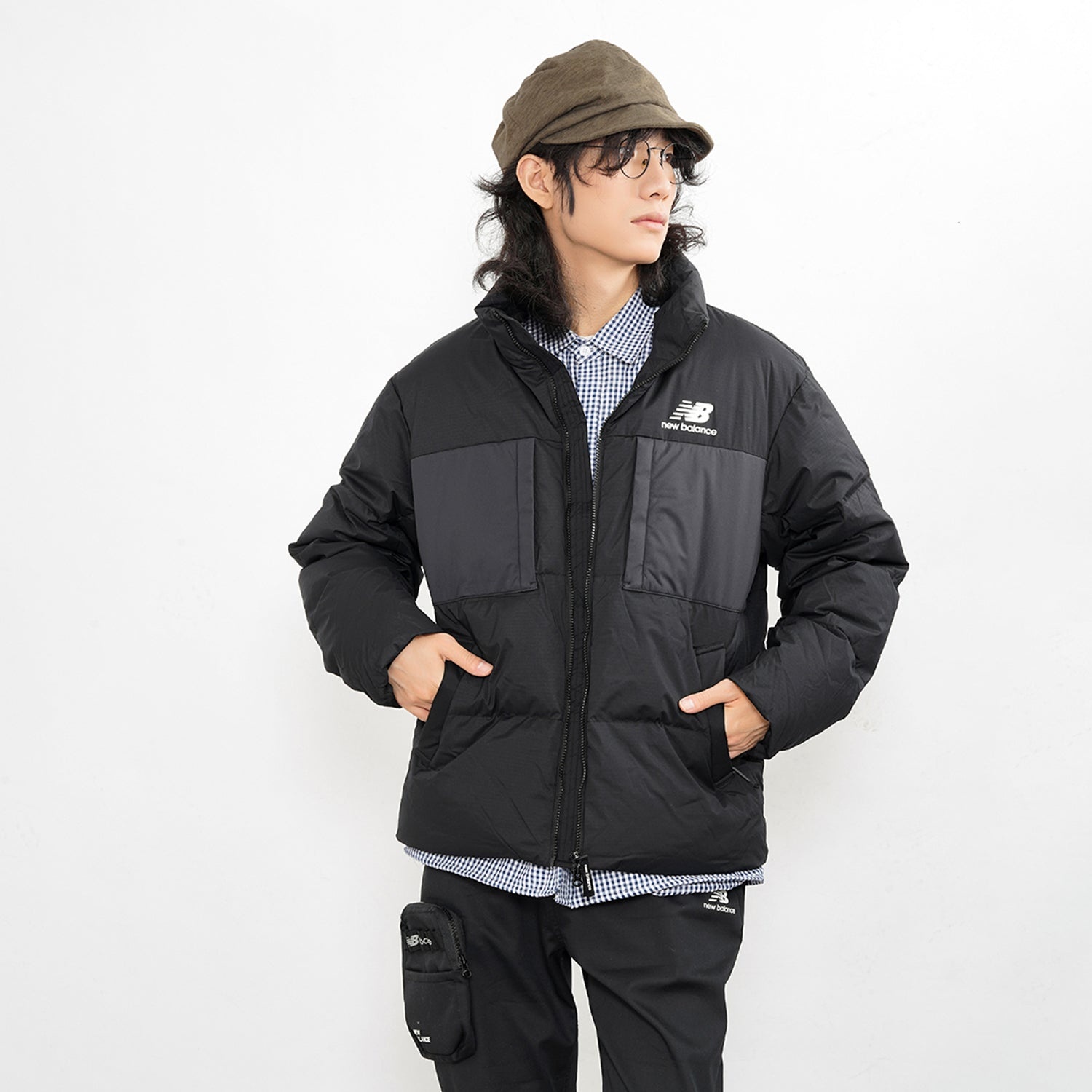 New Balance Short Down Jacket 'Black' 5PB43053-BK - 3