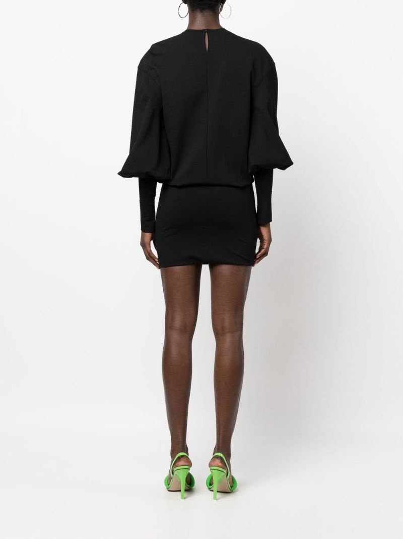 Quinn draped mini dress - 4