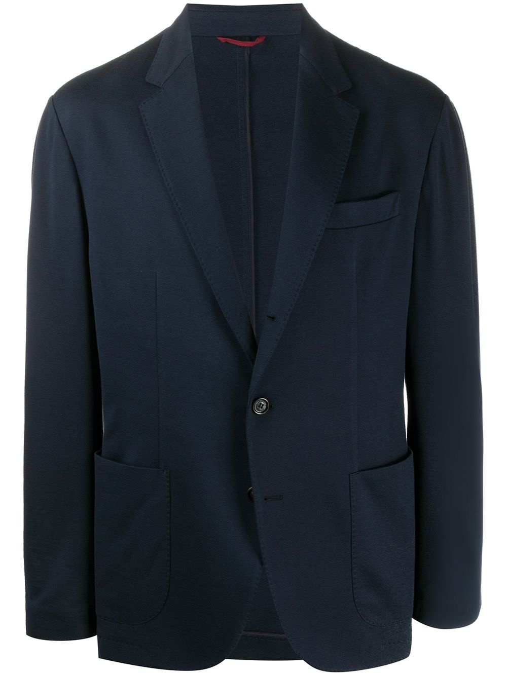 single-breasted fitted blazer - 1