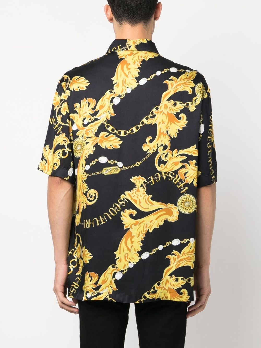 Barocco-print shirt - 4