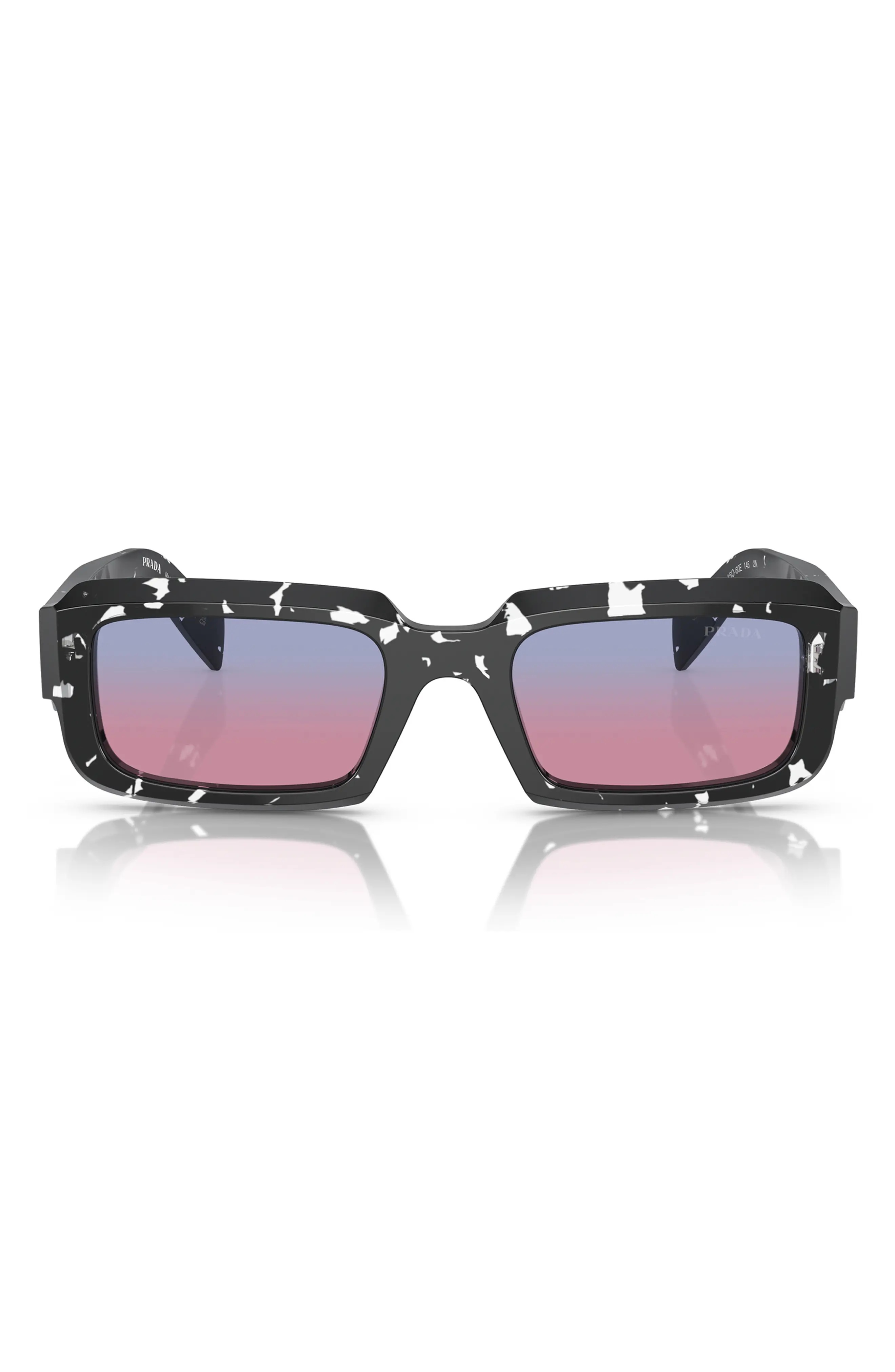 54mm Rectangle Gradient Sunglasses - 1