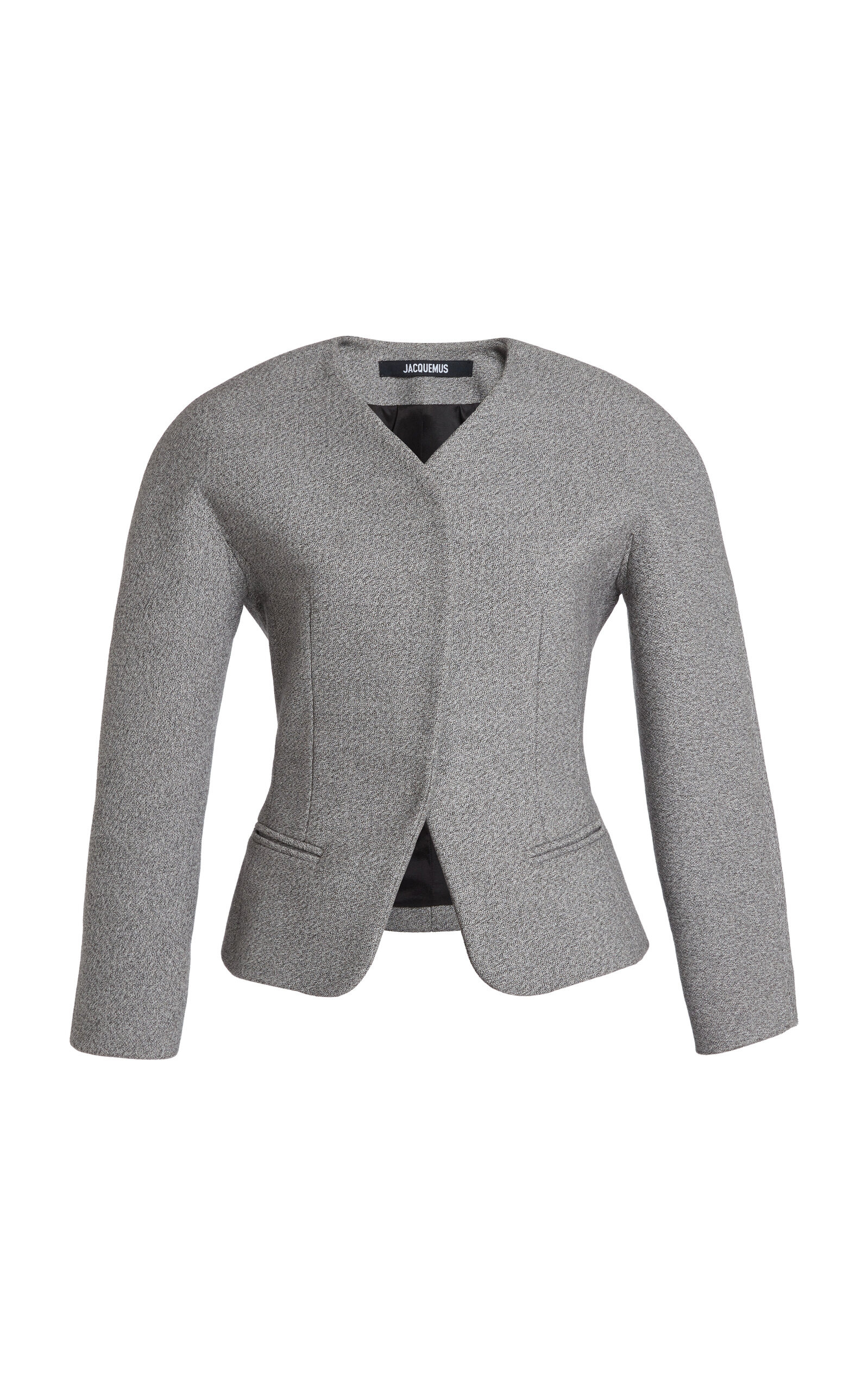 Ovalo Crepe Petite Jacket grey - 1