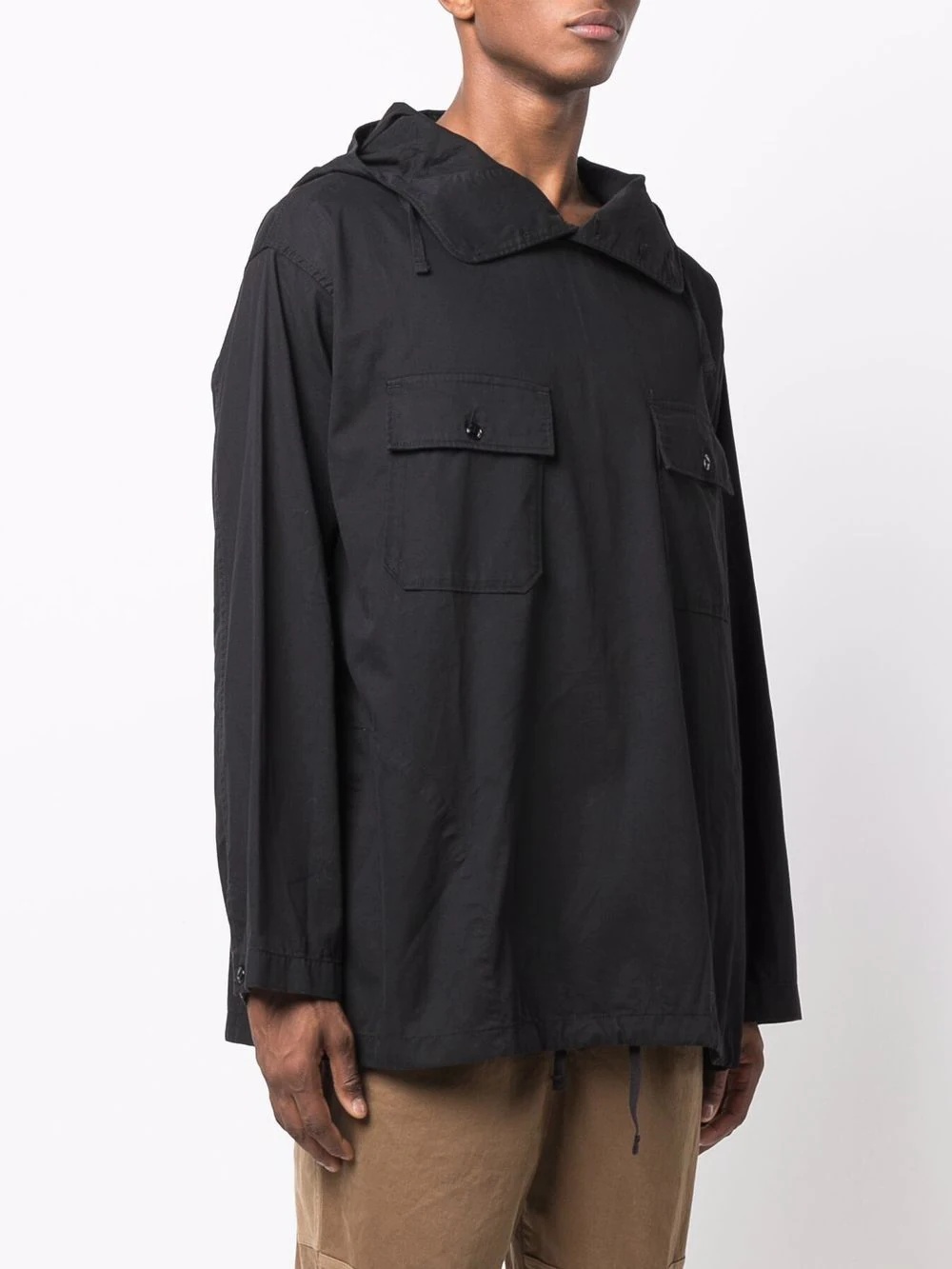 pullover hooded cotton cagoule - 3