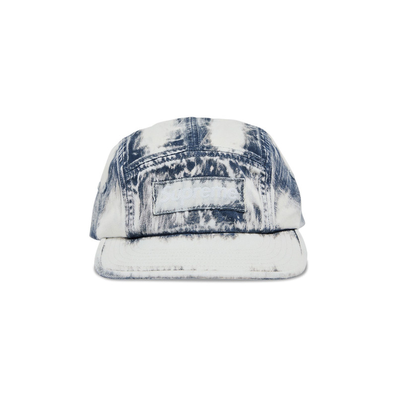 Supreme Bleached Chino Camp Cap 'Navy' - 1