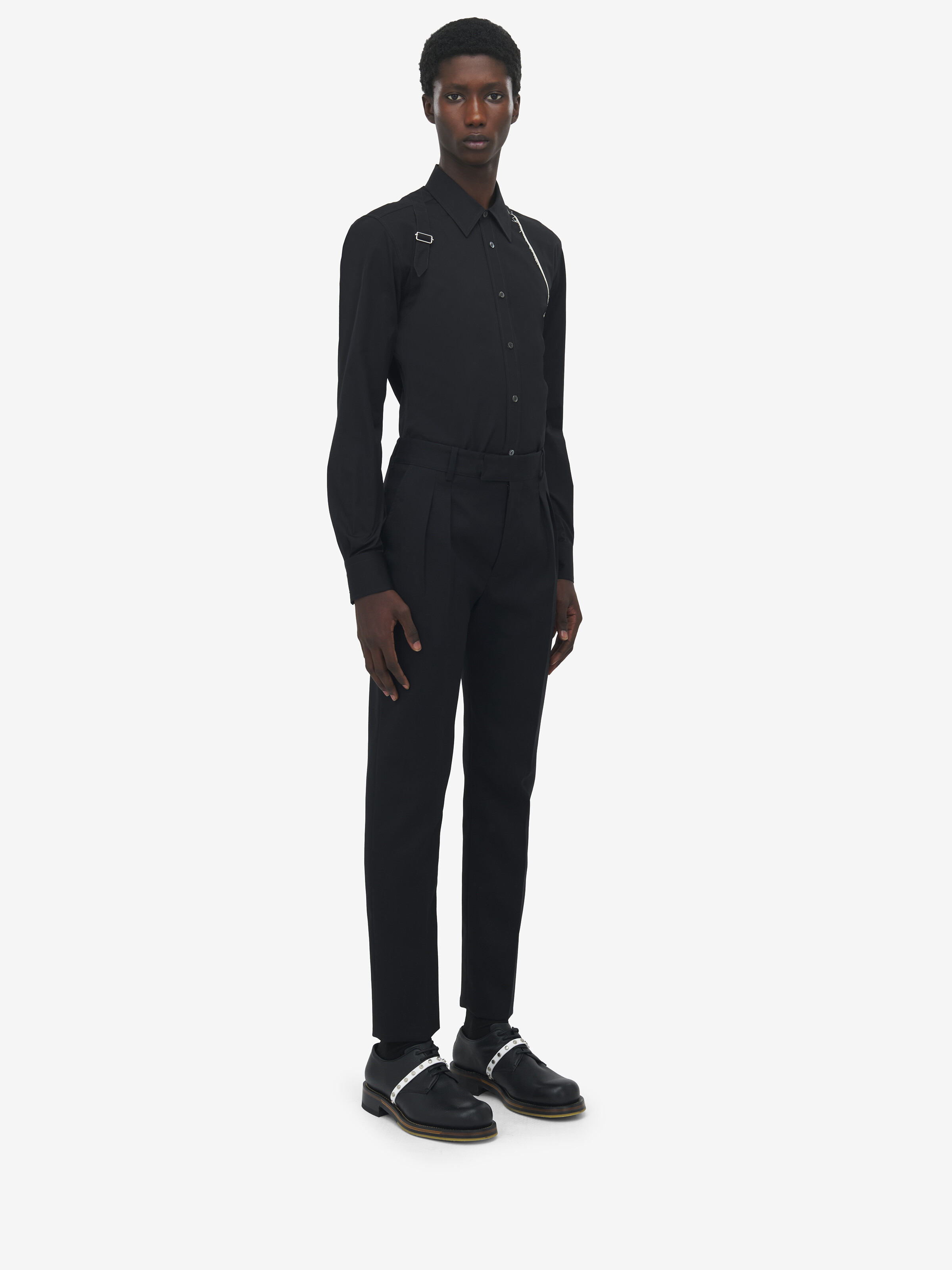 Wool Mohair Tailored Trousers - 3