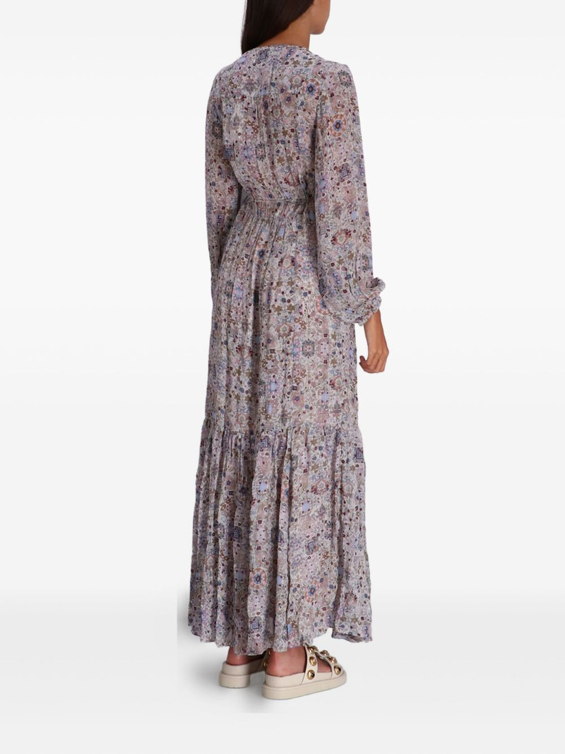 floral-pattern maxi dress 4