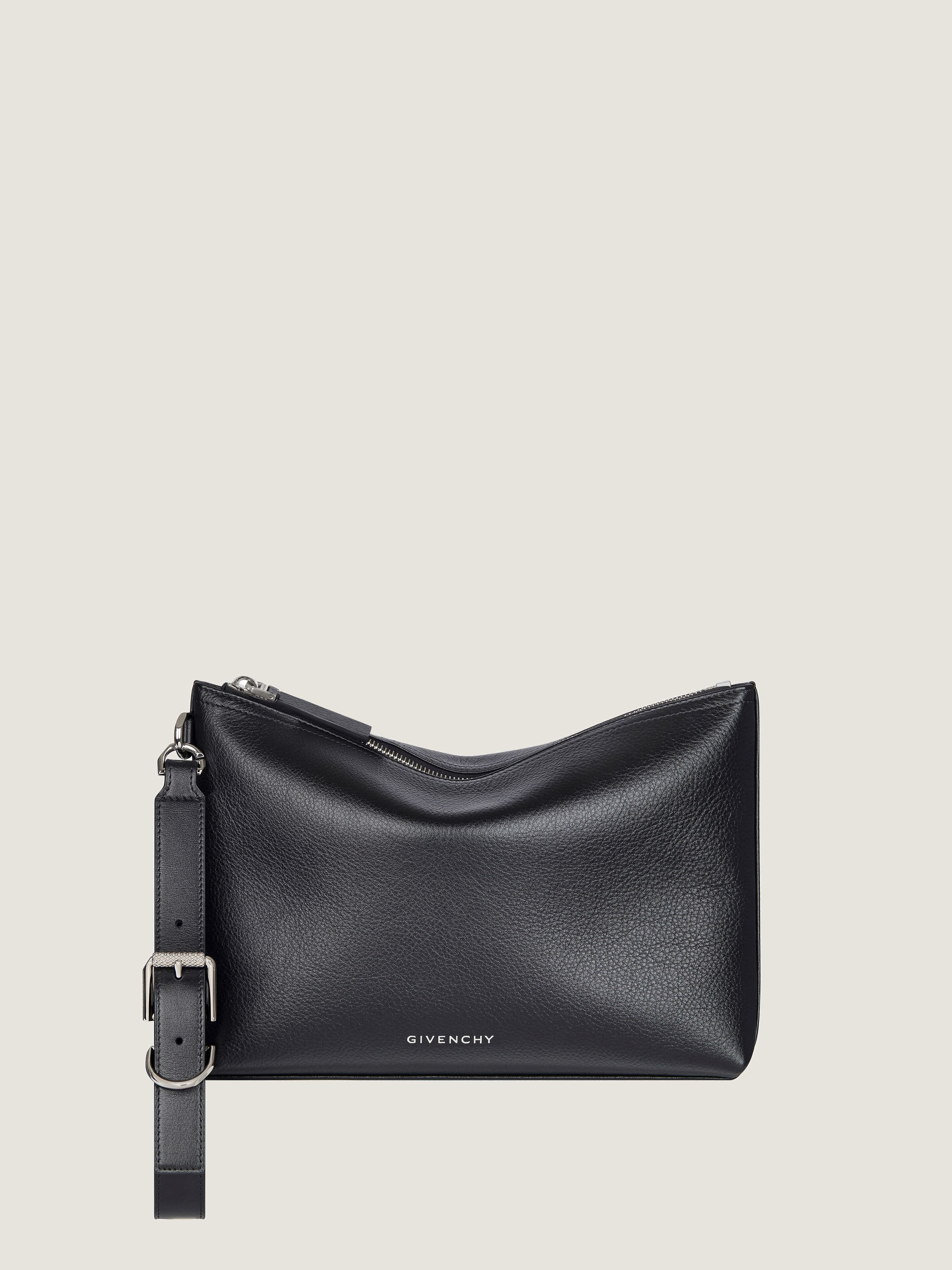 VOYOU POUCH IN GRAINED LEATHER - 1