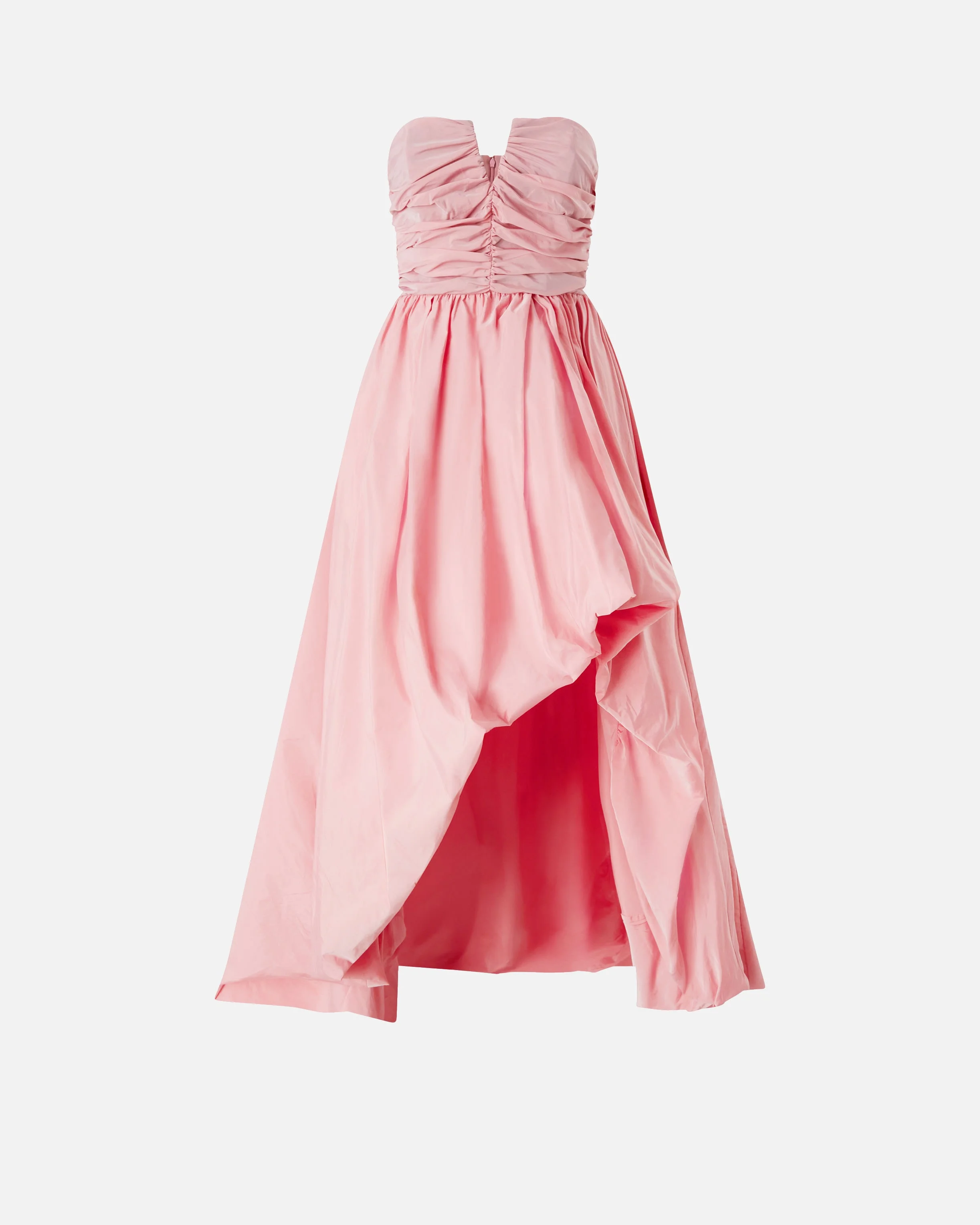 LONG, ELEGANT TAFFETA DRESS - 1