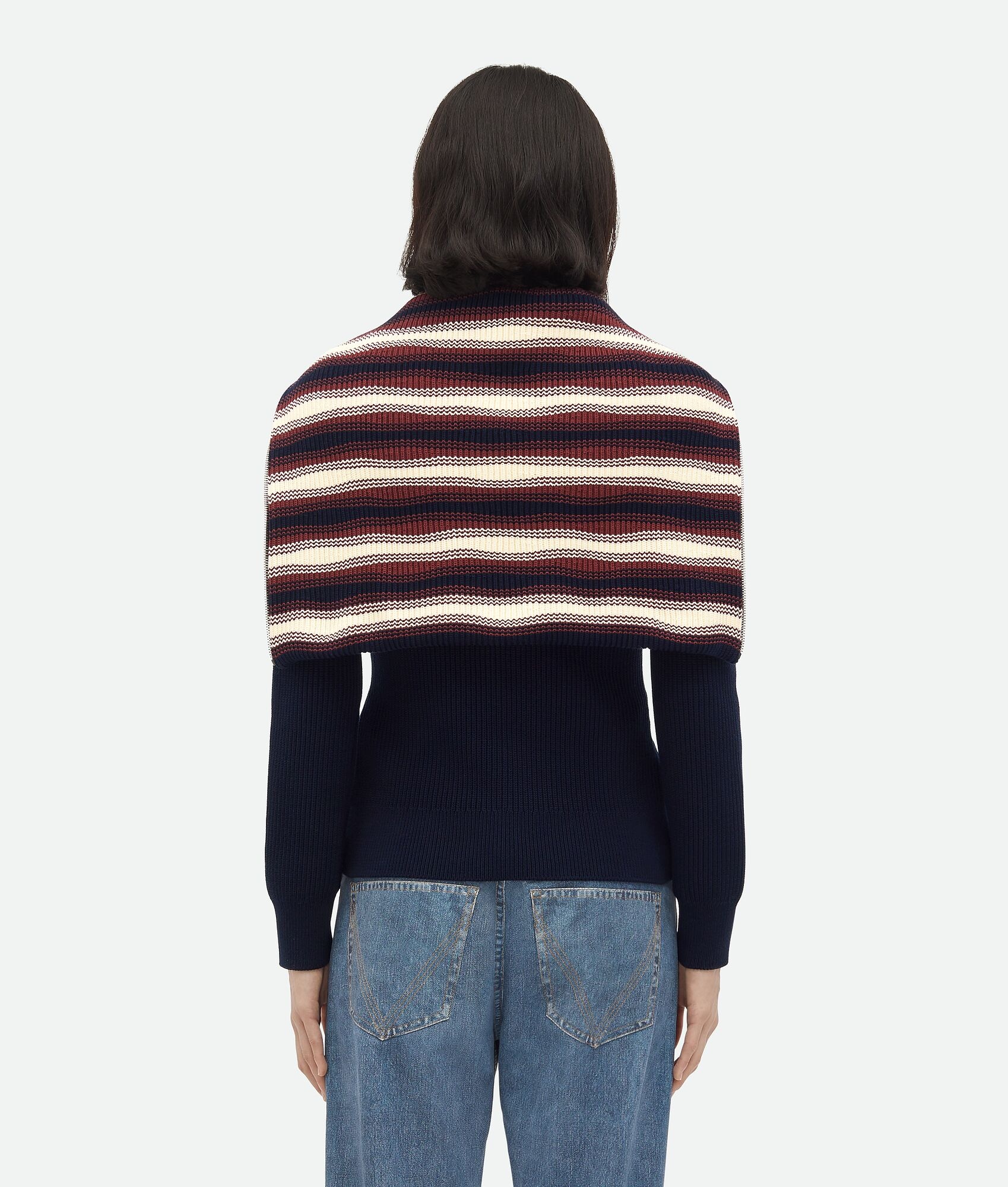 Cotton Striped Cardigan - 3