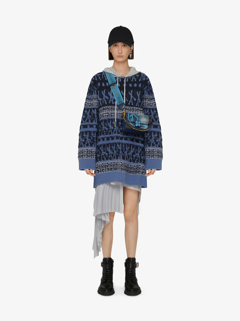 Givenchy SMALL 4G BAG IN PRINTED GRAFFITI EFFECT CANVAS WITH CHAIN outlook