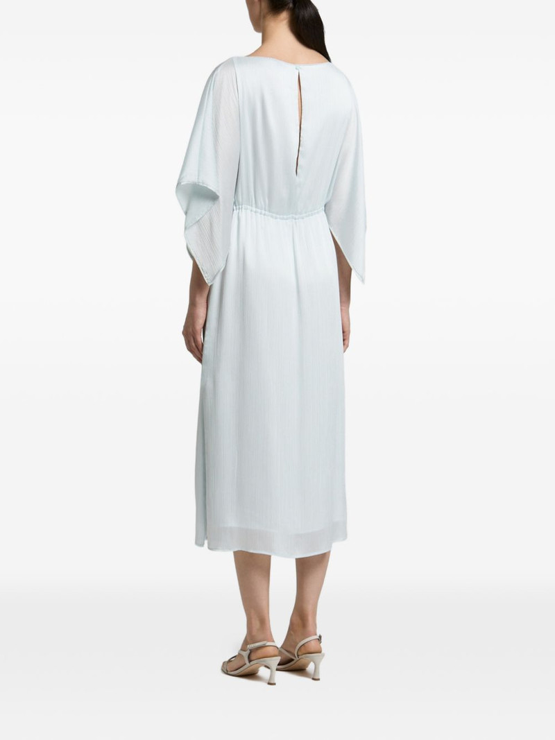 crinkled tie-waist midi dress 3