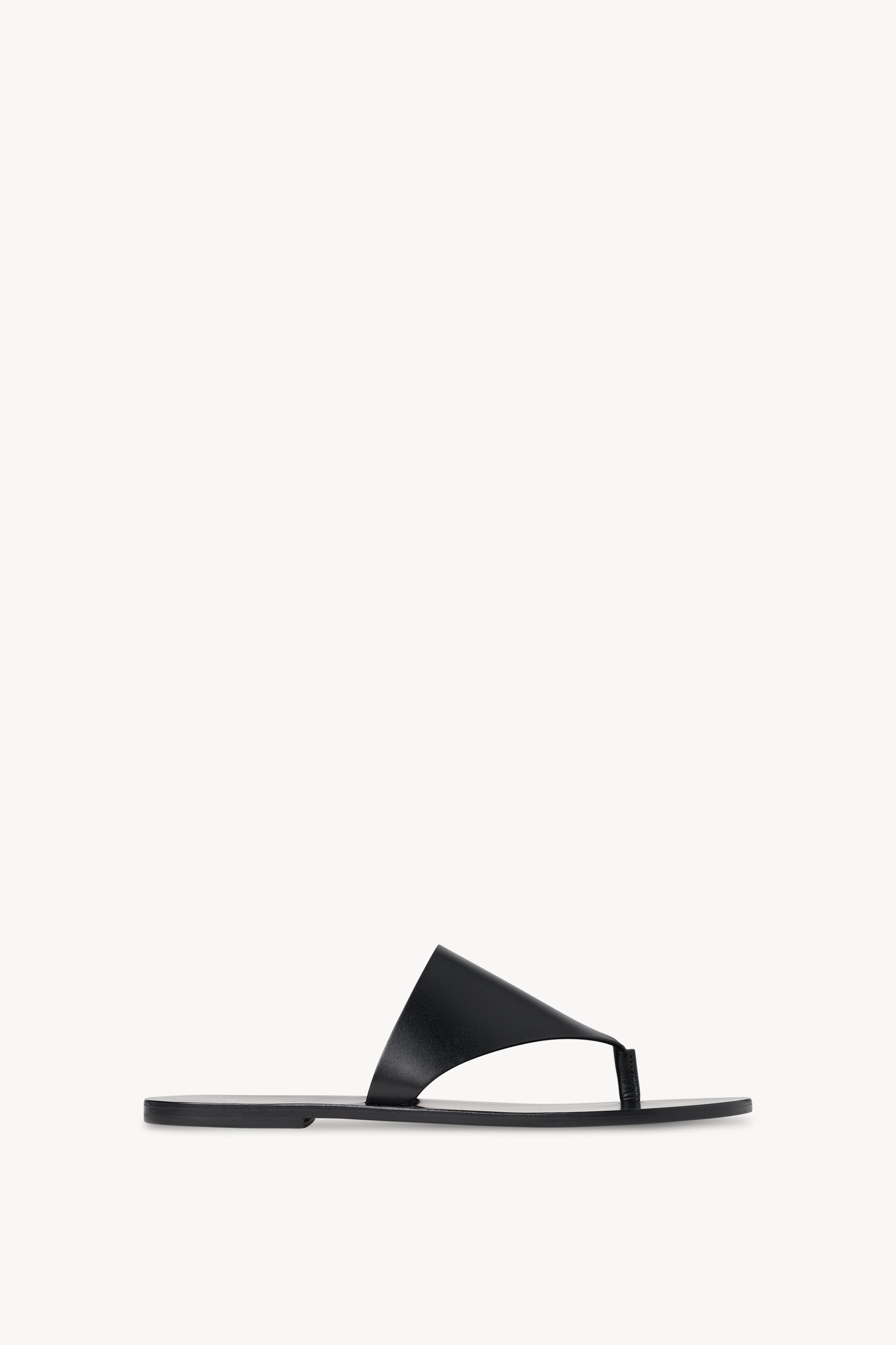 Avery Thong Sandal in Leather - 1