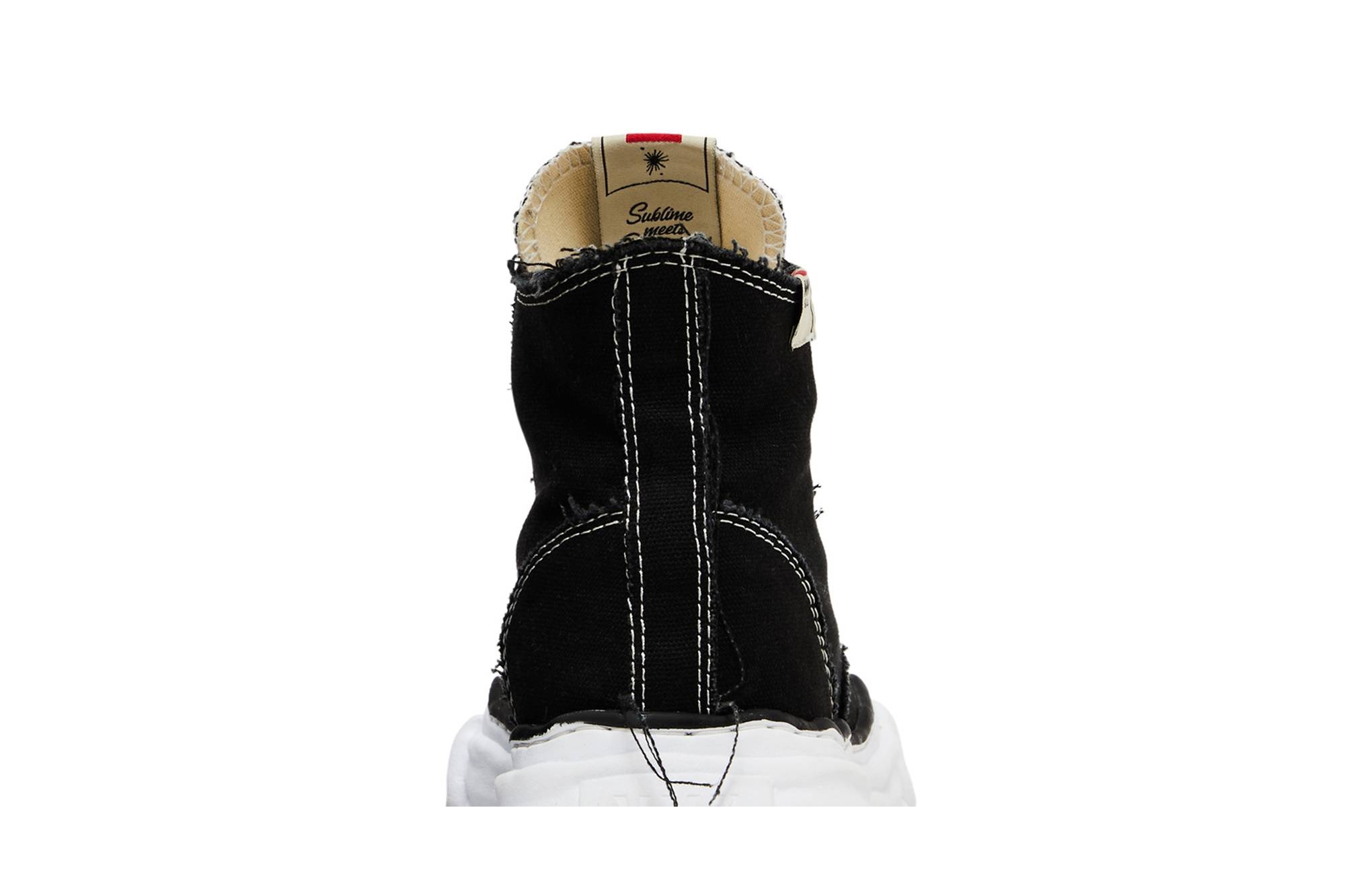 Maison Mihara Yasuhiro Peterson OG Sole Canvas High 'Black White' - 7