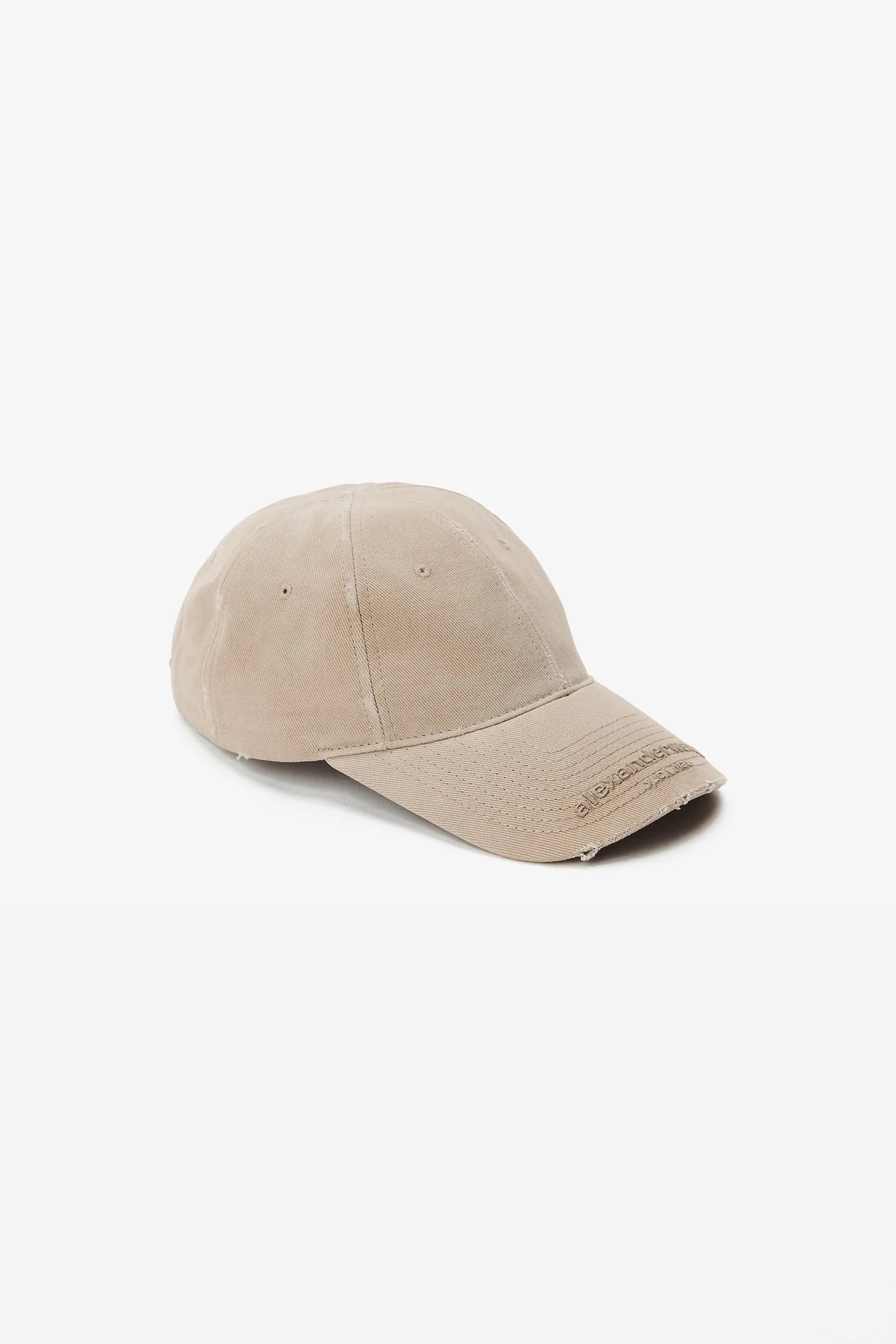 distressed baseball cap - 1