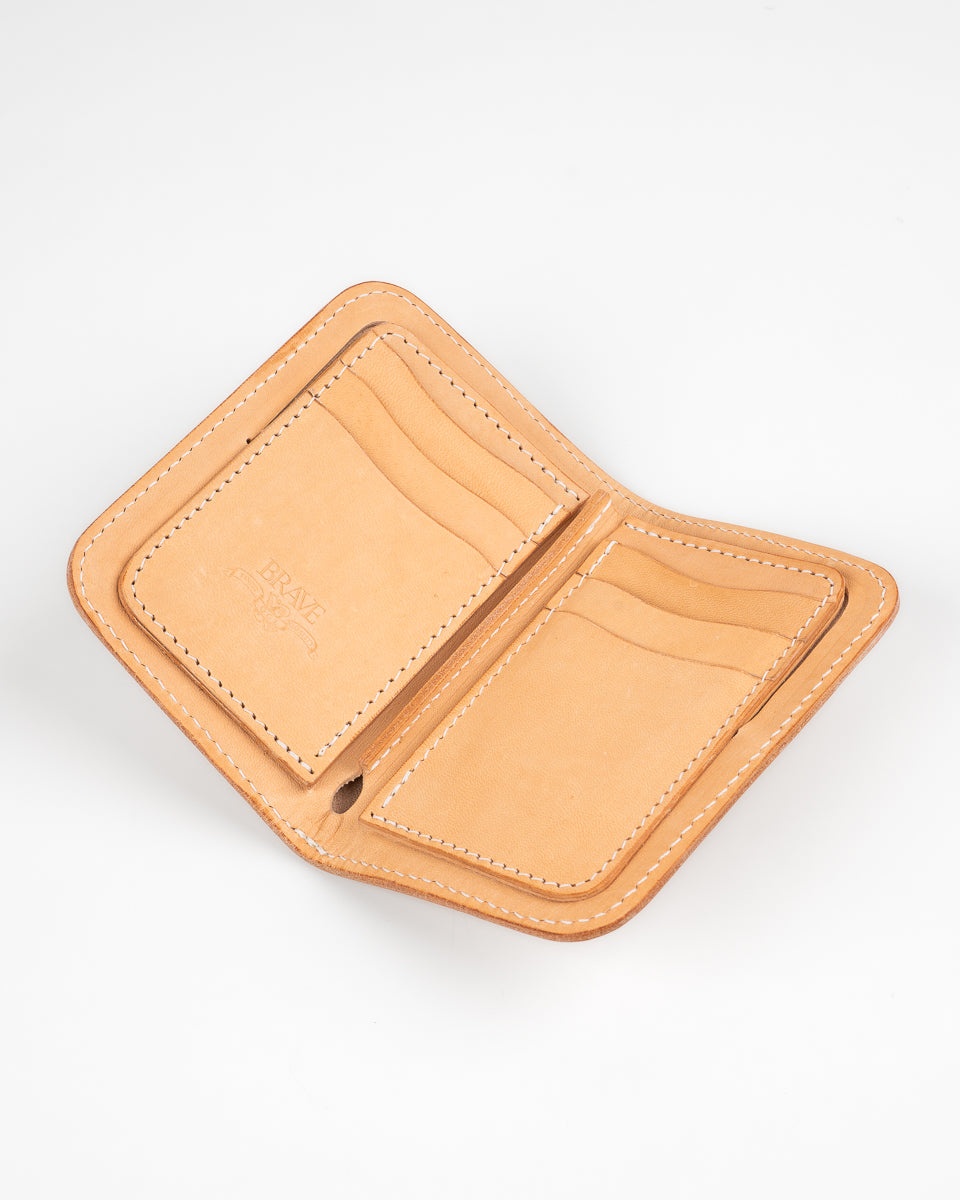 OGL BRAVE HORSEHIDE MID WALLET - NATURAL - 4