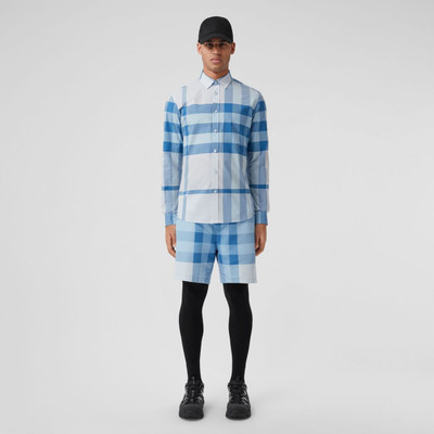 Burberry Check Stretch Cotton Poplin Shirt outlook