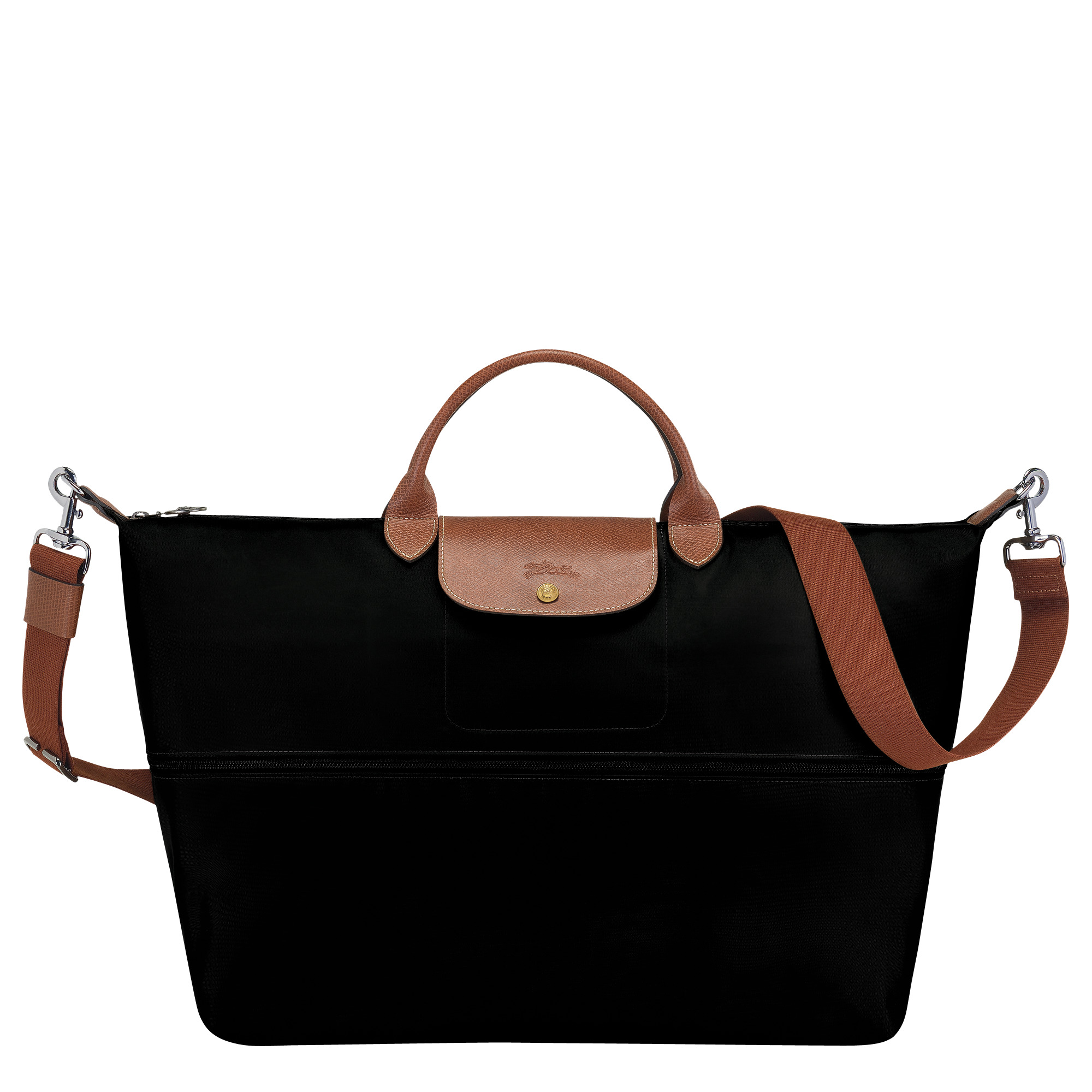 Le Pliage Original Travel bag expandable Black - Recycled canvas - 6