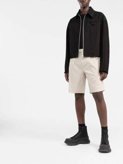 Neil Barrett tailored cotton shorts outlook