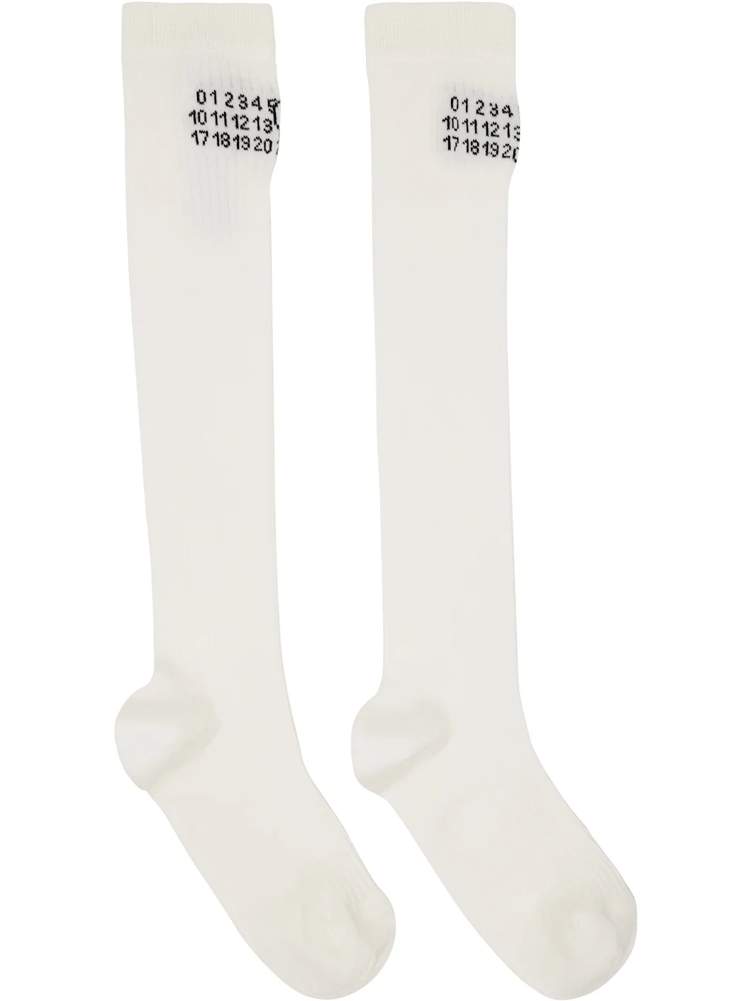 Off-White Knee-High Socks - 1