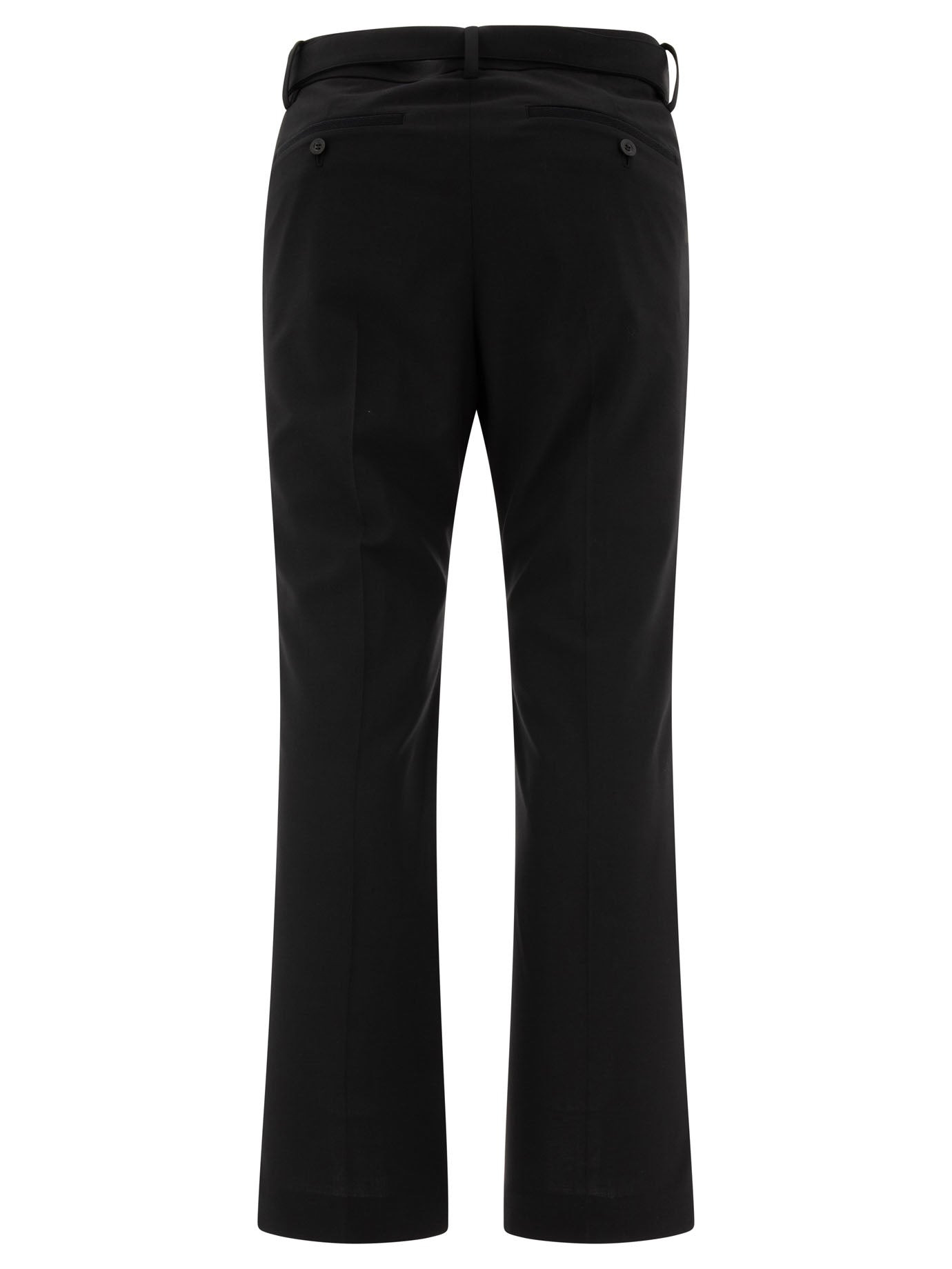 Sacai Men Belted Trousers - 2