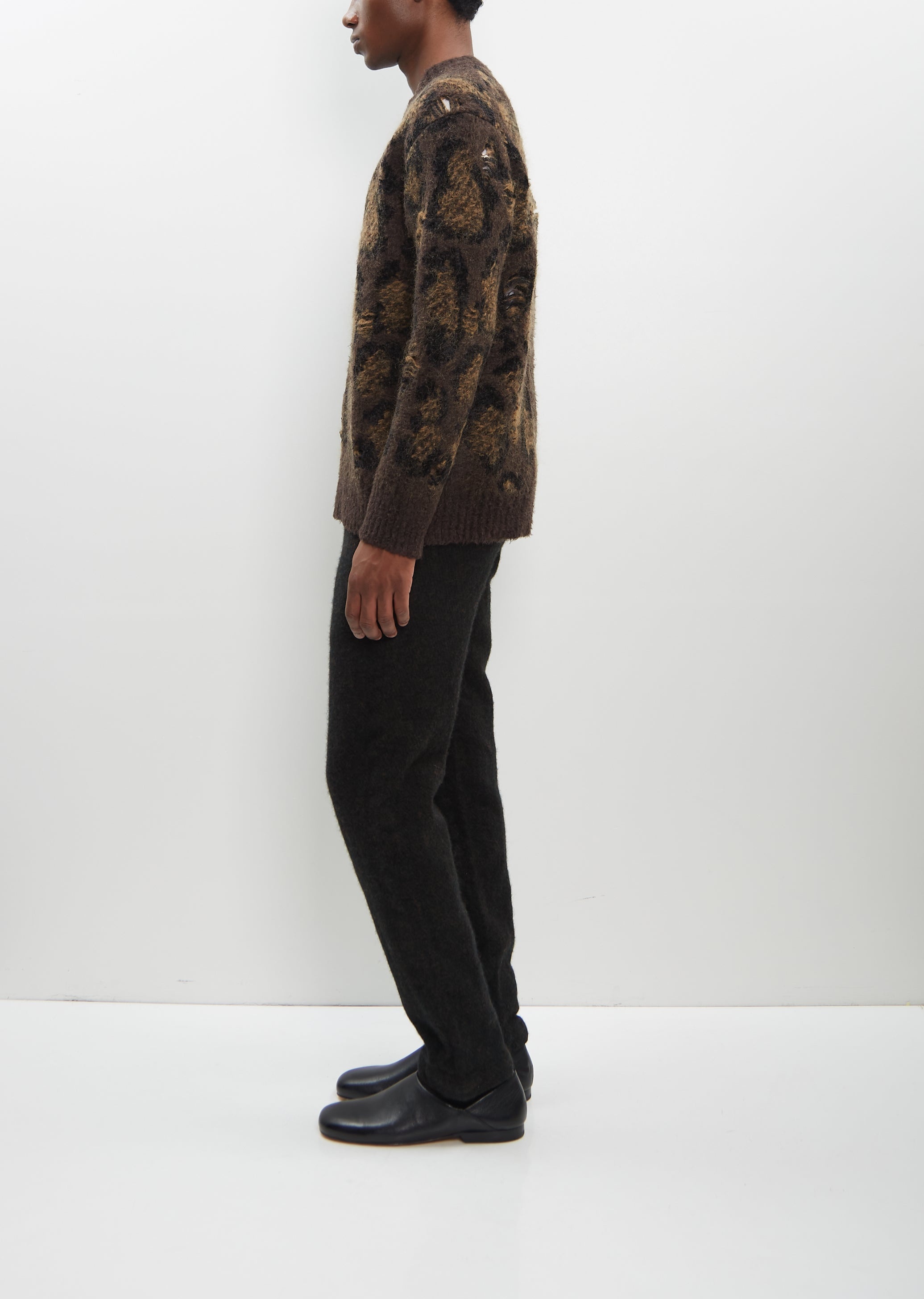 Leopard Jacquard Sweater - 2