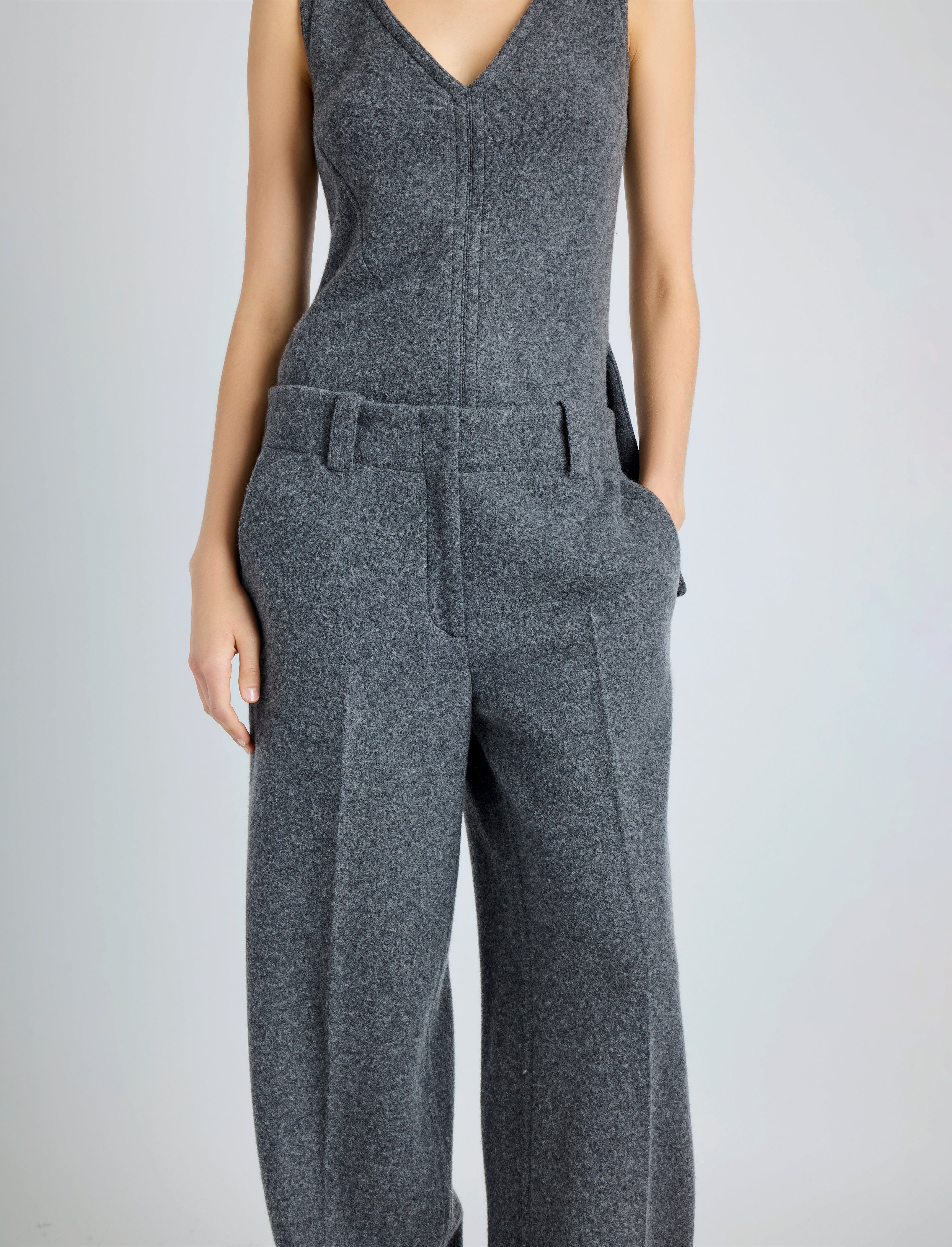 Violet Pant in Wool Jersey - 5