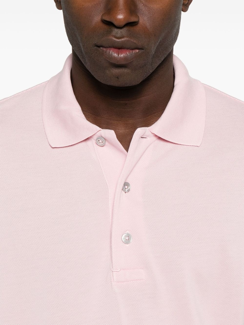 piqué-weave polo shirt - 4