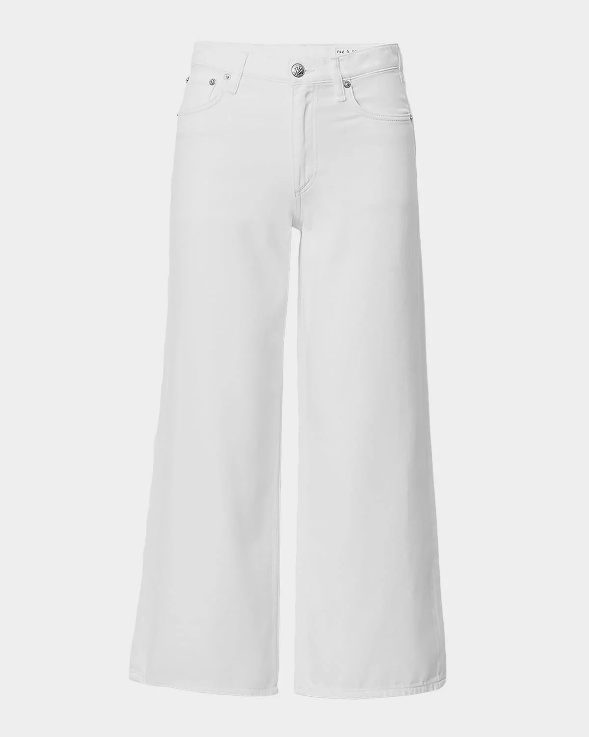 Andi Featherweight Wide-Leg Ankle Jeans - 1