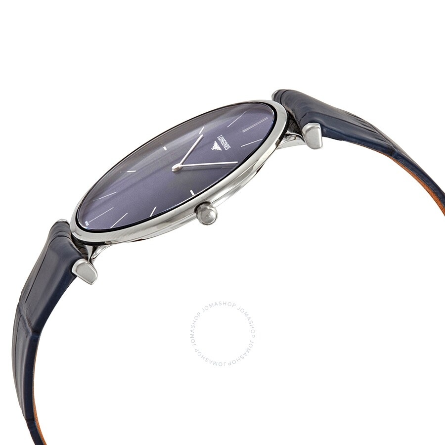 Longines Blue Sunray Dial Blue Leather Men's Watch L4.766.4.95.2 - 2