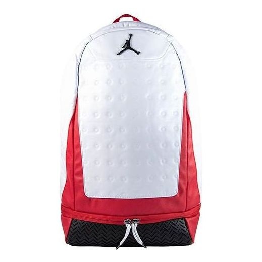 Jordan Air Jordan Retro 13 Backpack White Red 9A1898 001 REVERSIBLE