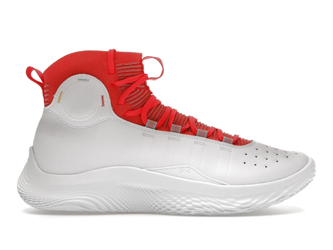 Under Armour Curry 4 Flotro White Red - 1