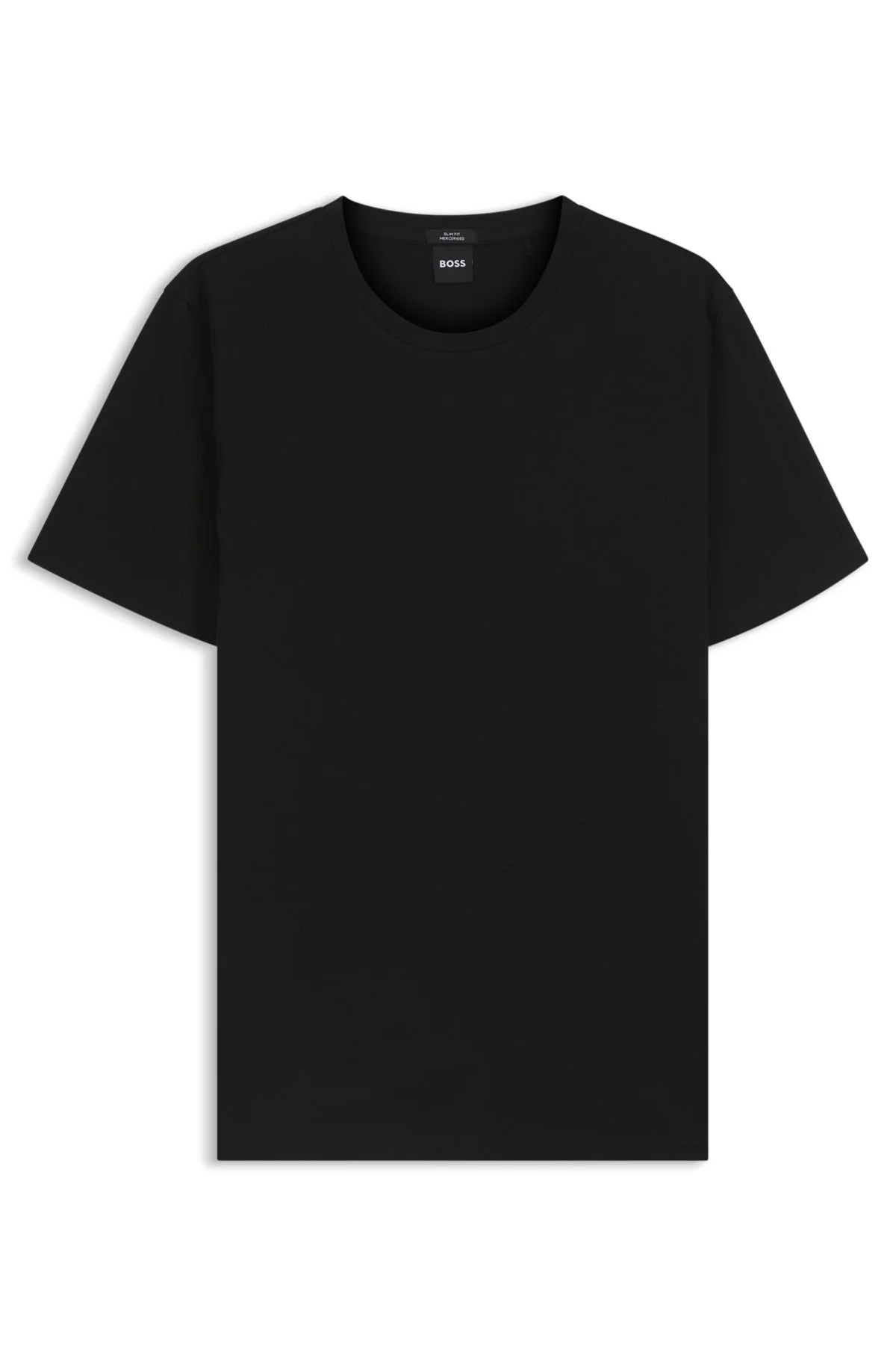 SLIM-FIT SHORT-SLEEVED T-SHIRT IN MERCERIZED COTTON - 1