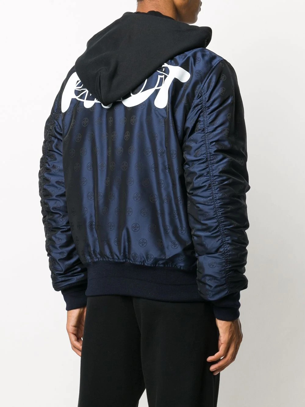 reversible hooded bomber jacket - 4