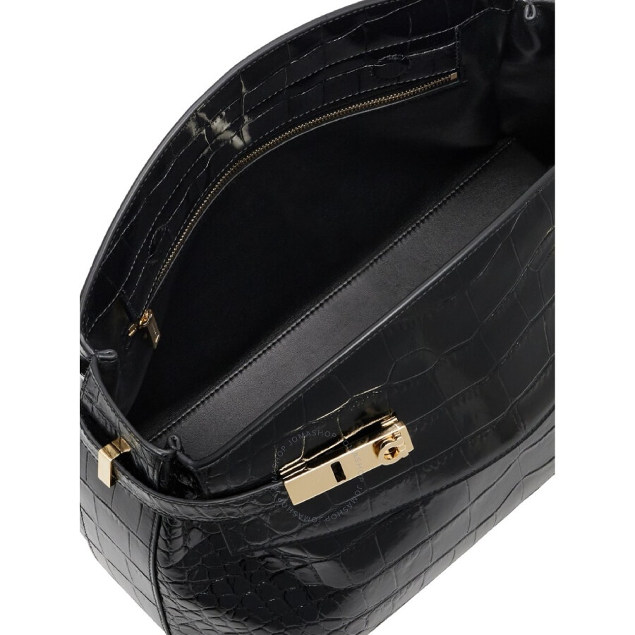 Ferragamo Hug Gancini-Buckled Calfskin Shoulder Bag - 4